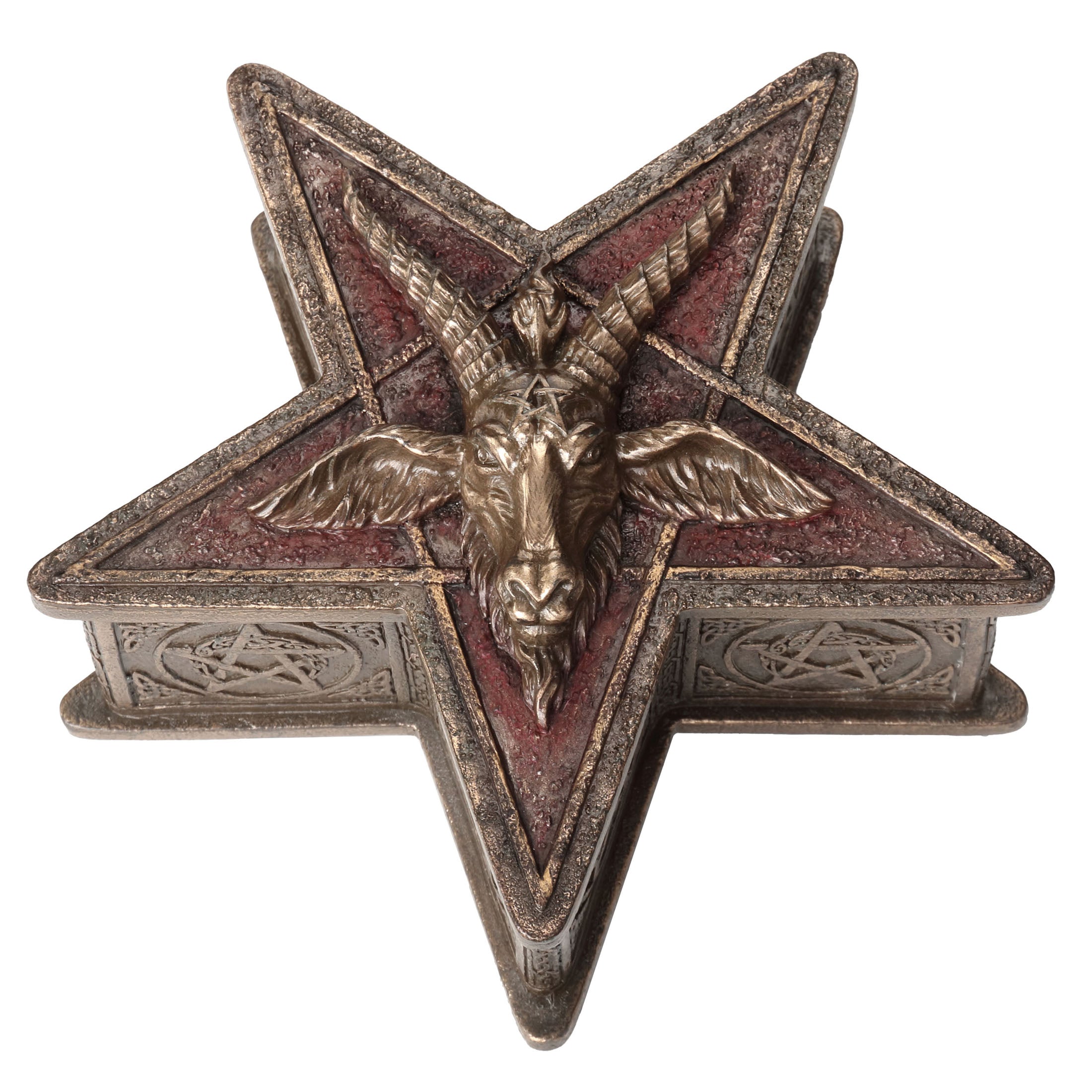 The Sigil Of Baphomet Pentagram Trinket Box