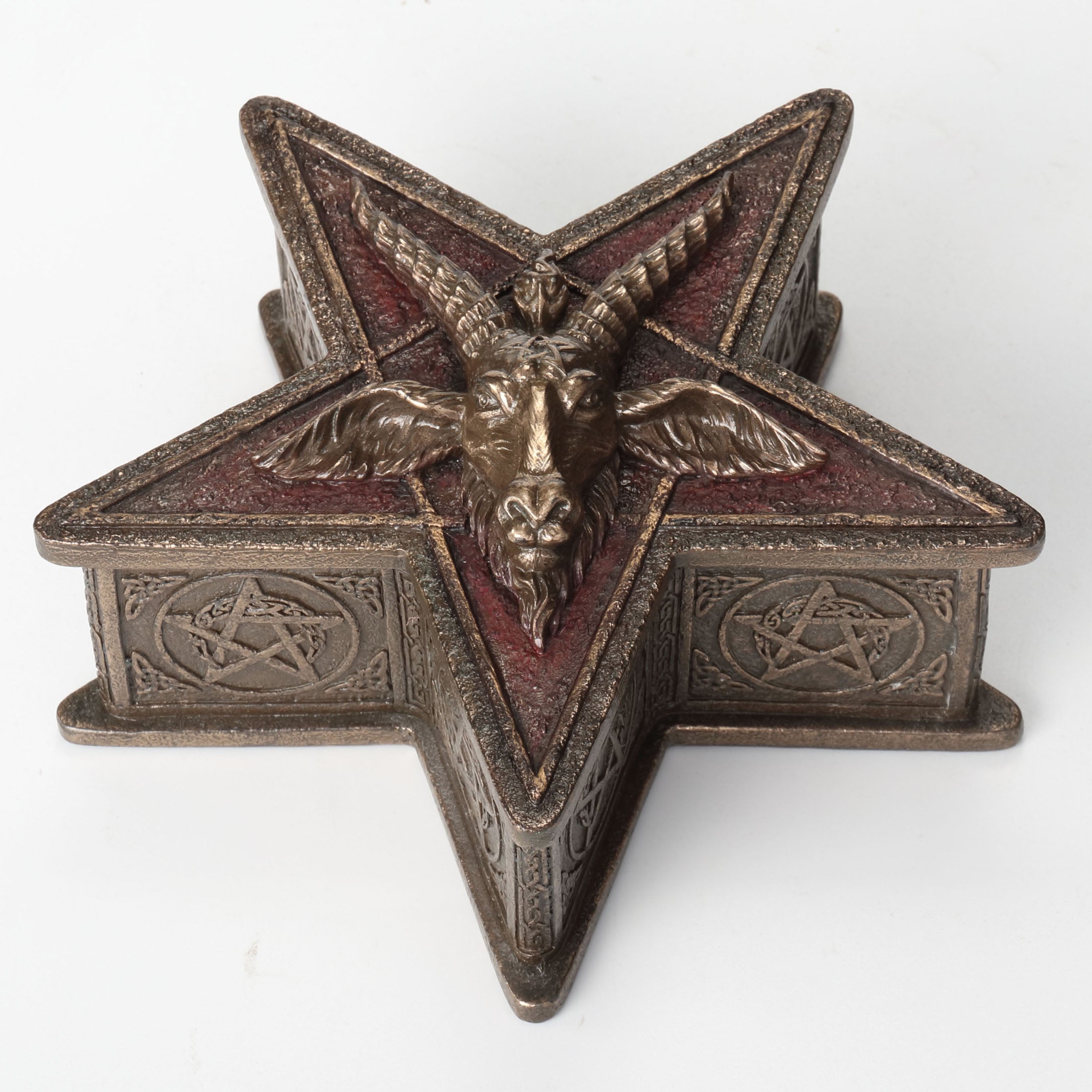 The Sigil Of Baphomet Pentagram Trinket Box
