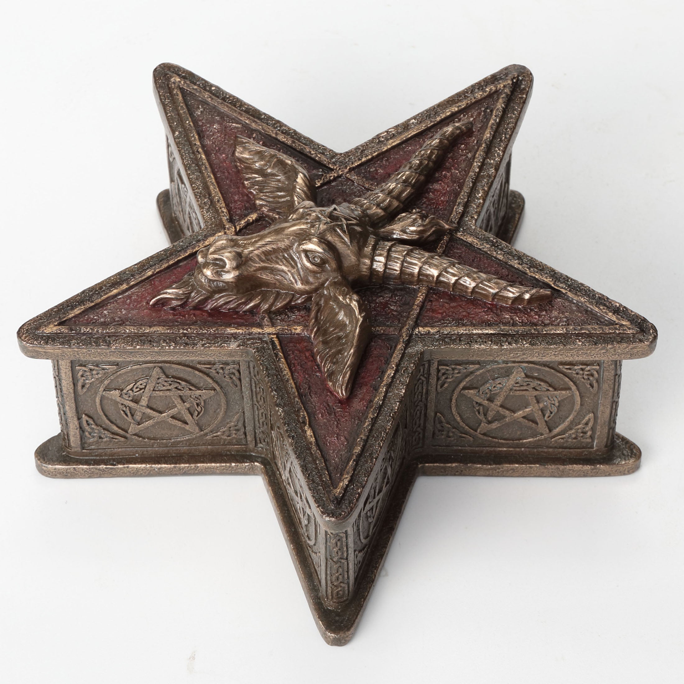 The Sigil Of Baphomet Pentagram Trinket Box