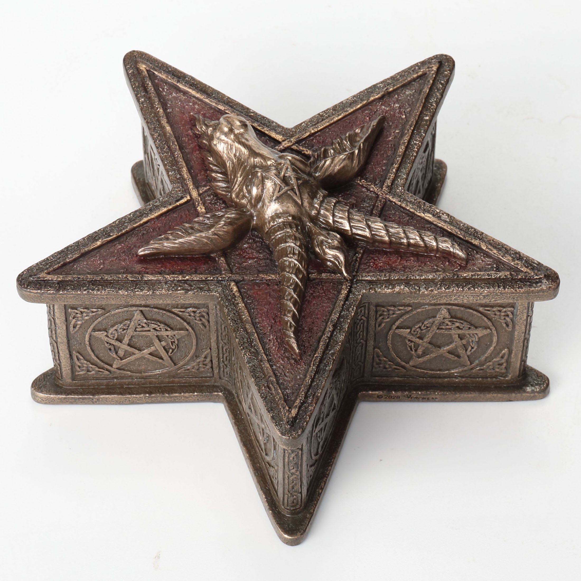 The Sigil Of Baphomet Pentagram Trinket Box