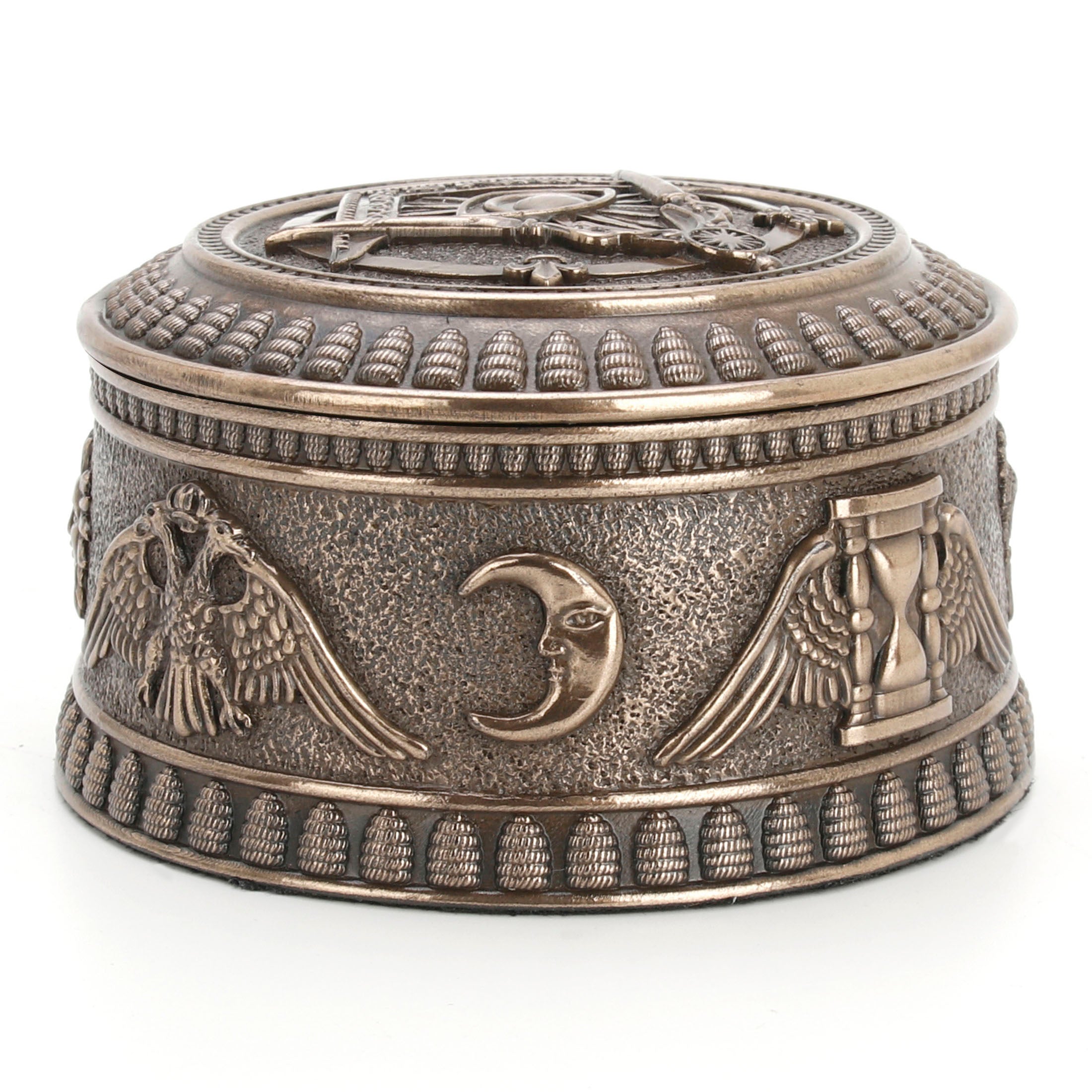 Masonic Eye Of Providence Round Trinket Box