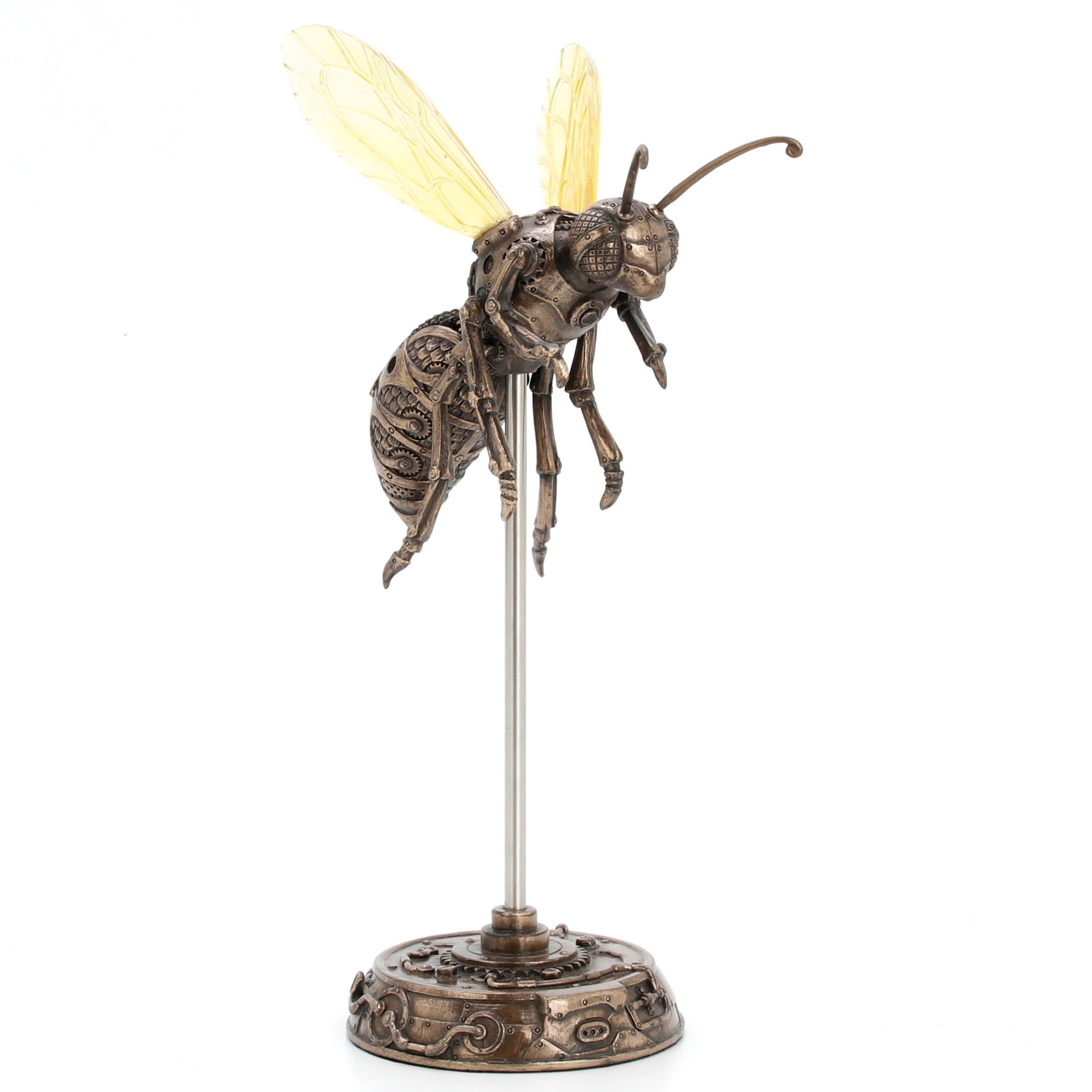 Steampunk Hornet And Display Stand