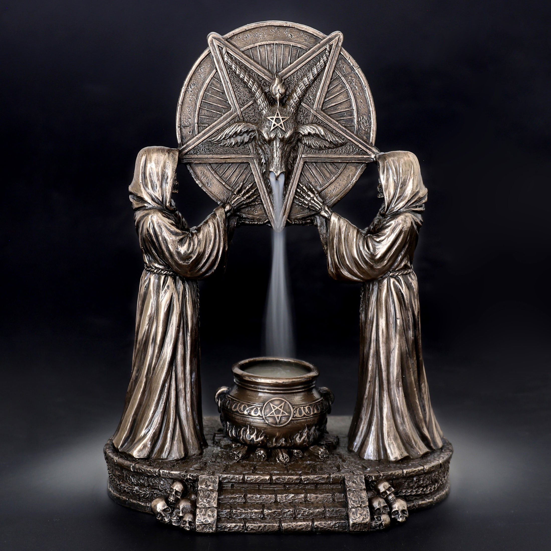 Sigil of Baphomet Occult Altar Backflow Incense Burner