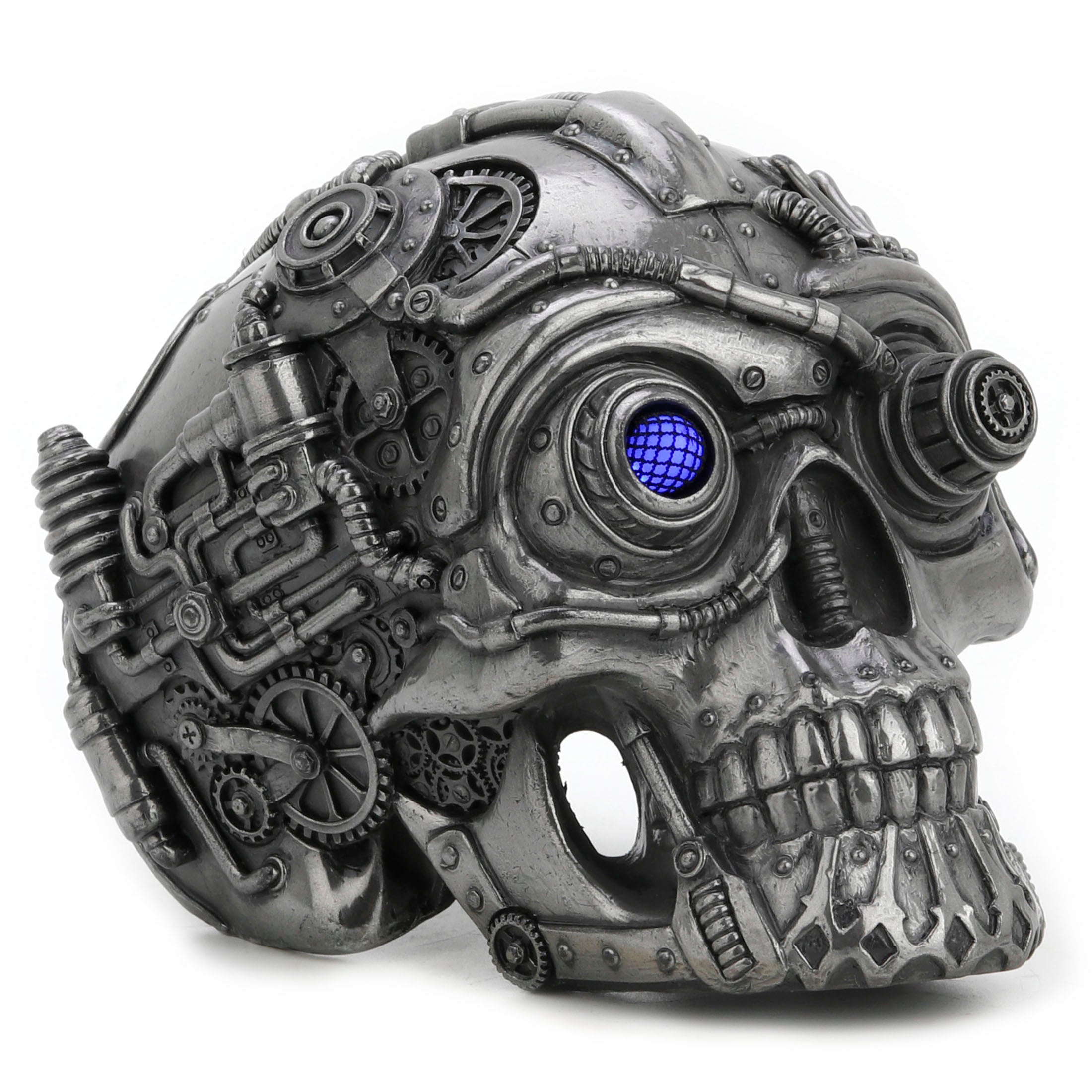 Steampunk Laser Eye Skull (Blue LED)