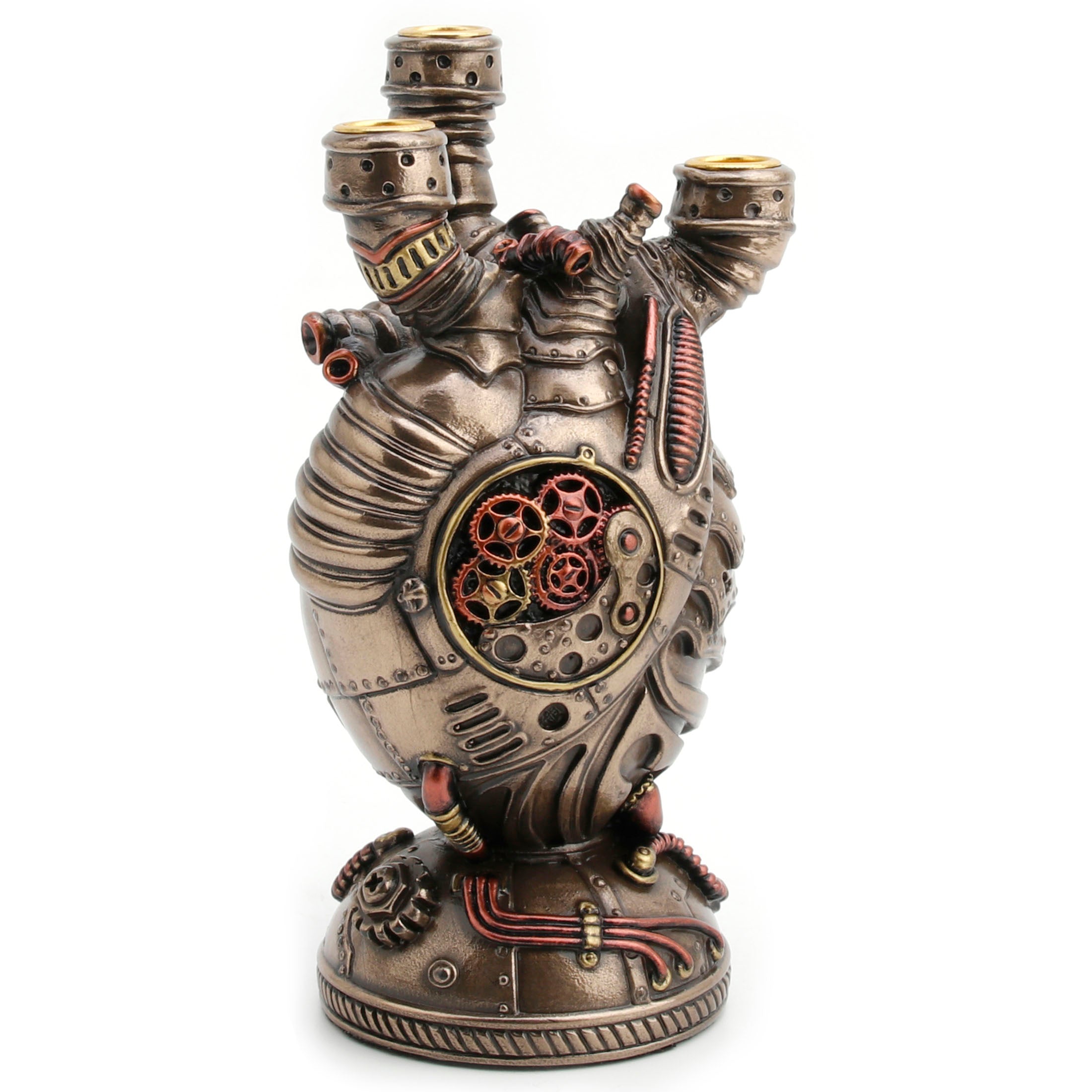Steampunk Augmented Artery Device (Triple Candle Holder)