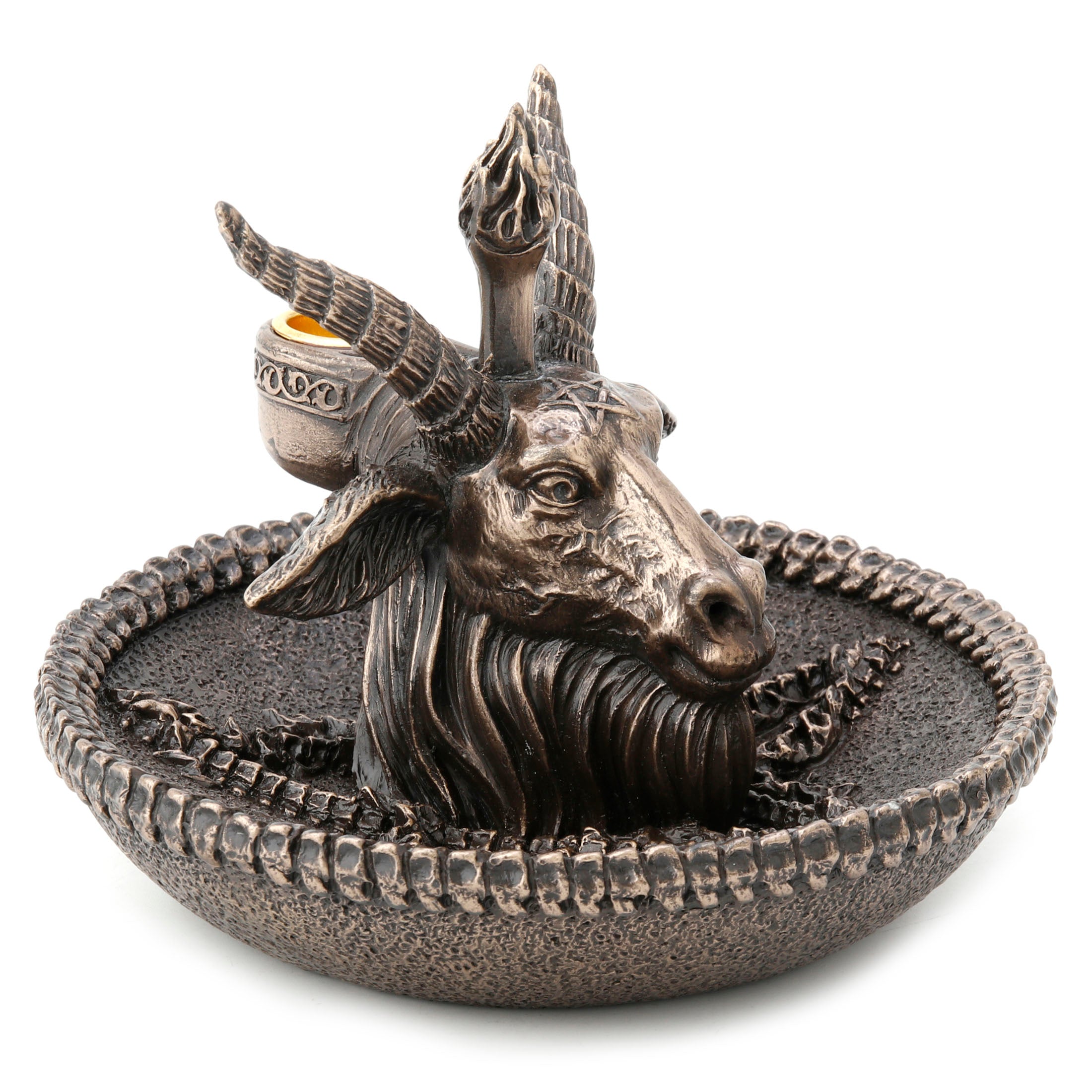 Head Of The Beast Baphomet Backflow Incense Holder
