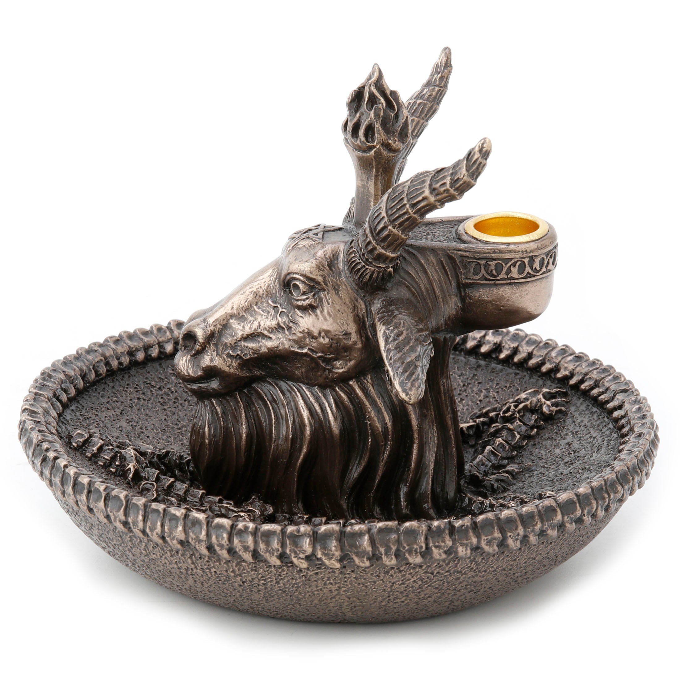 Head Of The Beast Baphomet Backflow Incense Holder