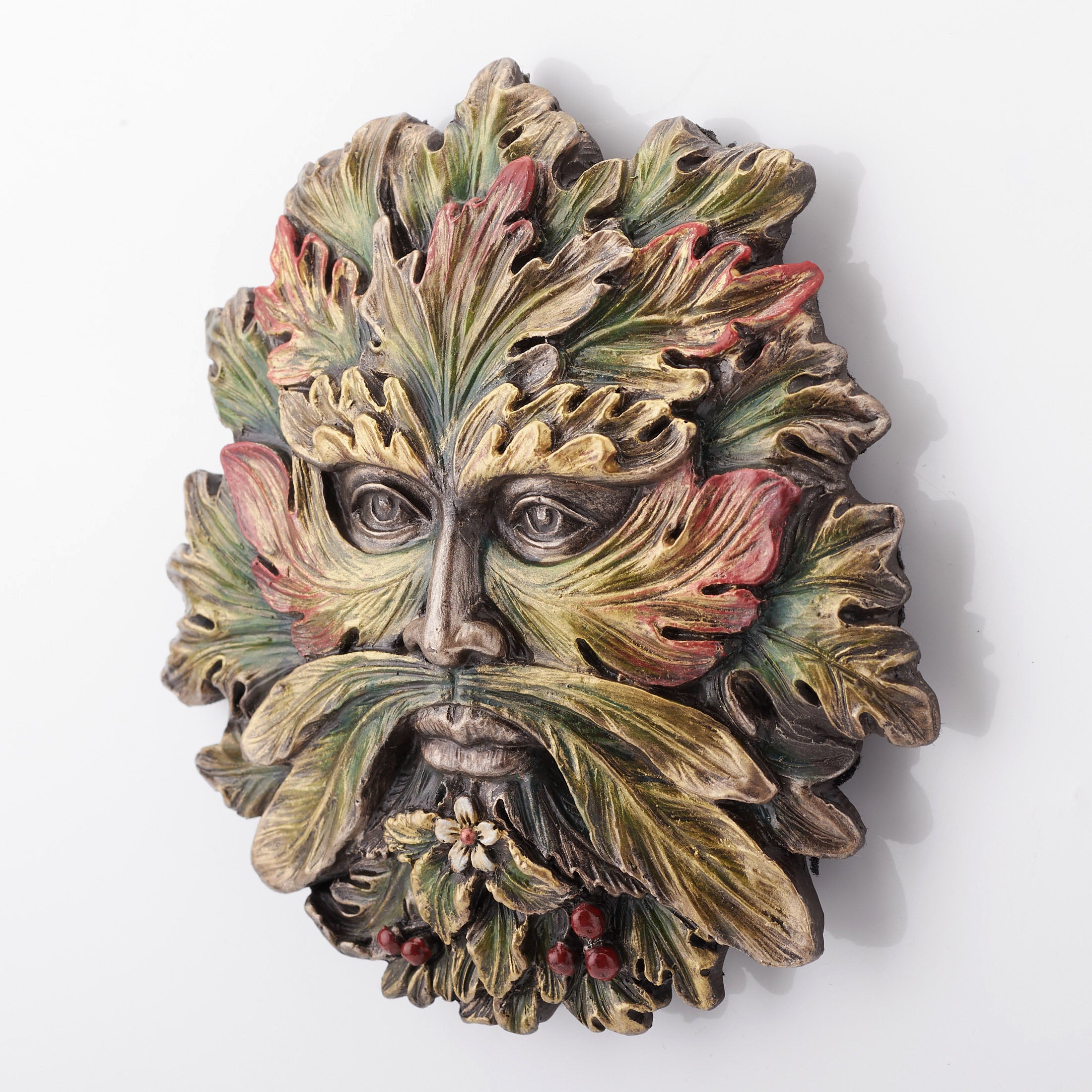 Green Man Summer Solstice Wall Plaque
