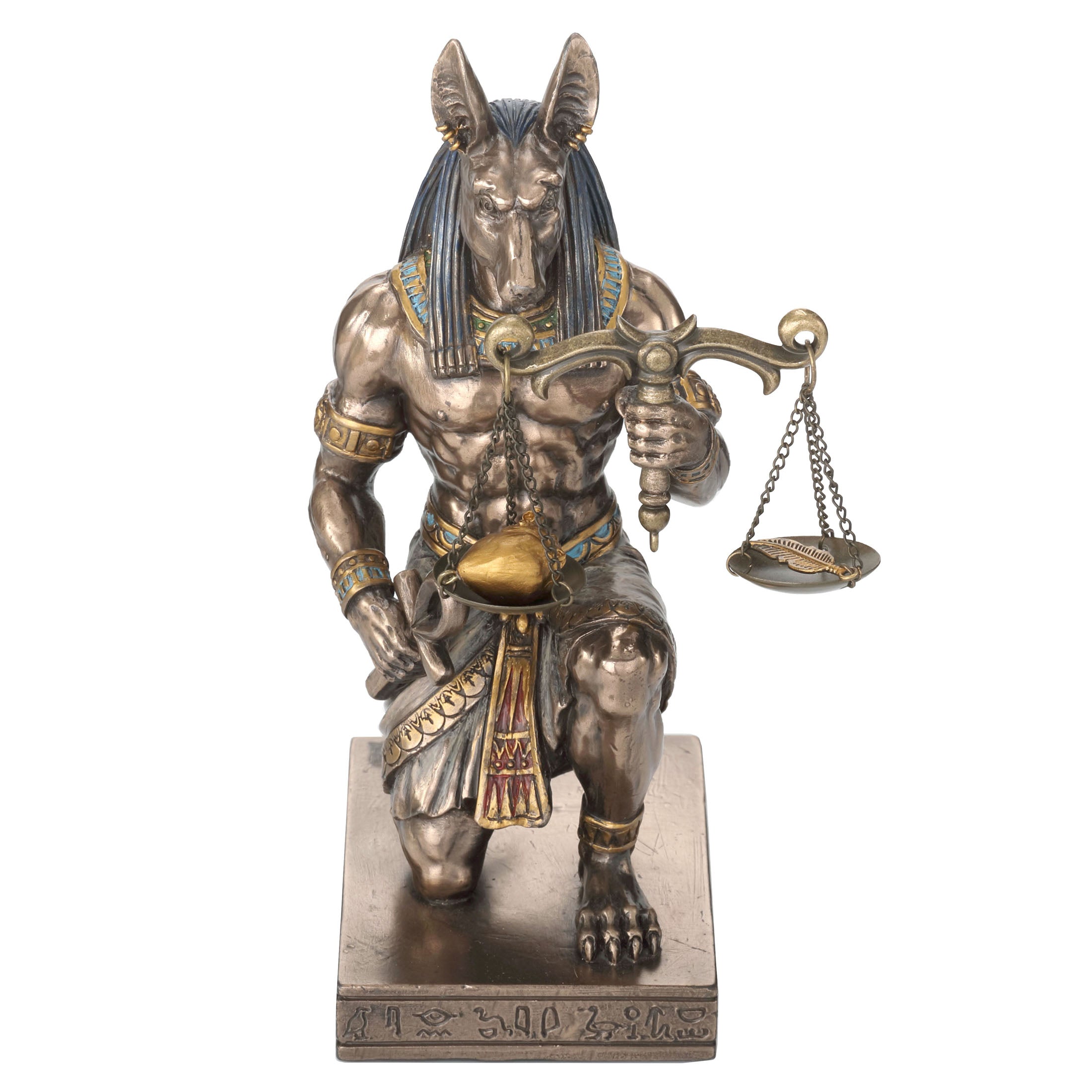 Kneeling Anubis Holding Scale