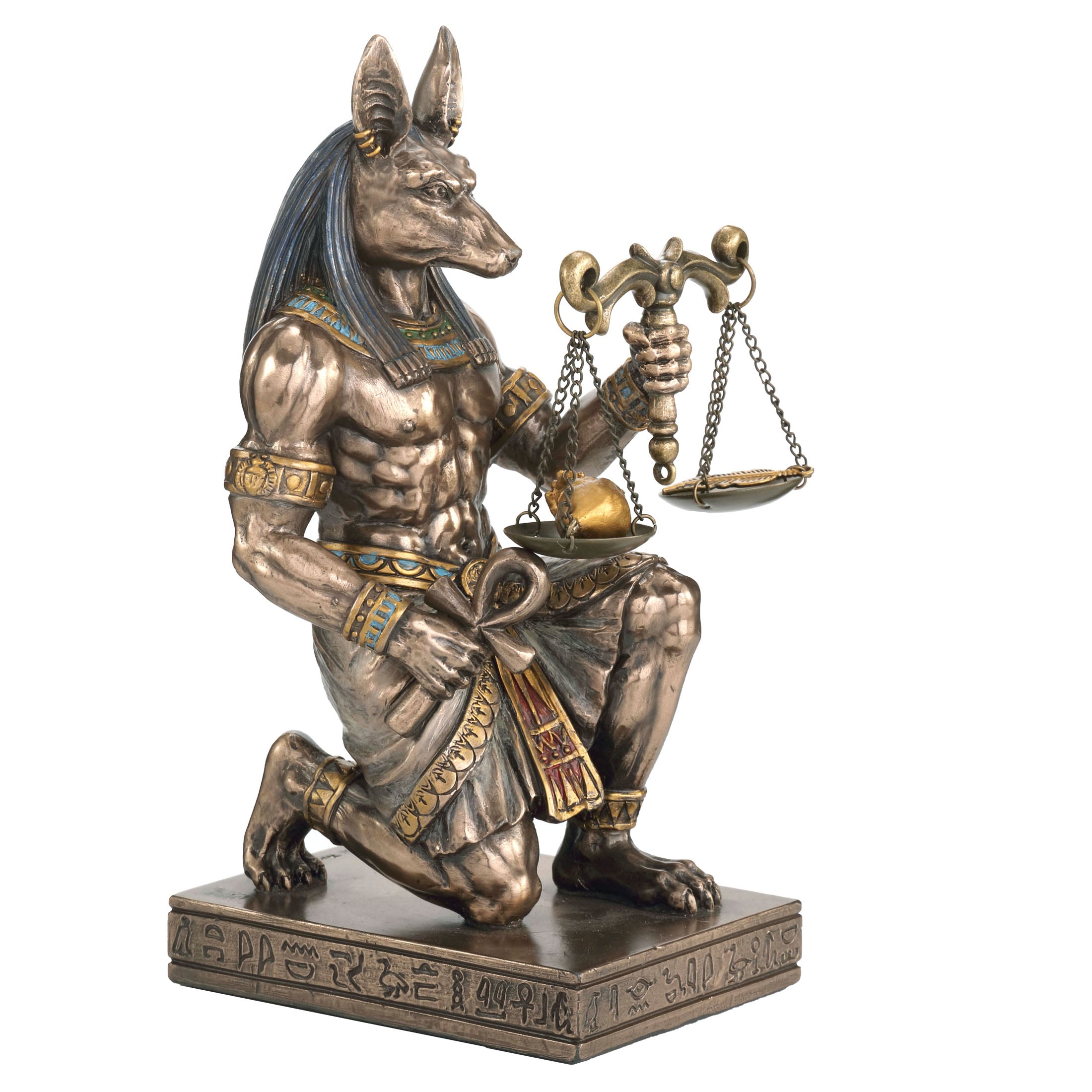 Kneeling Anubis Holding Scale