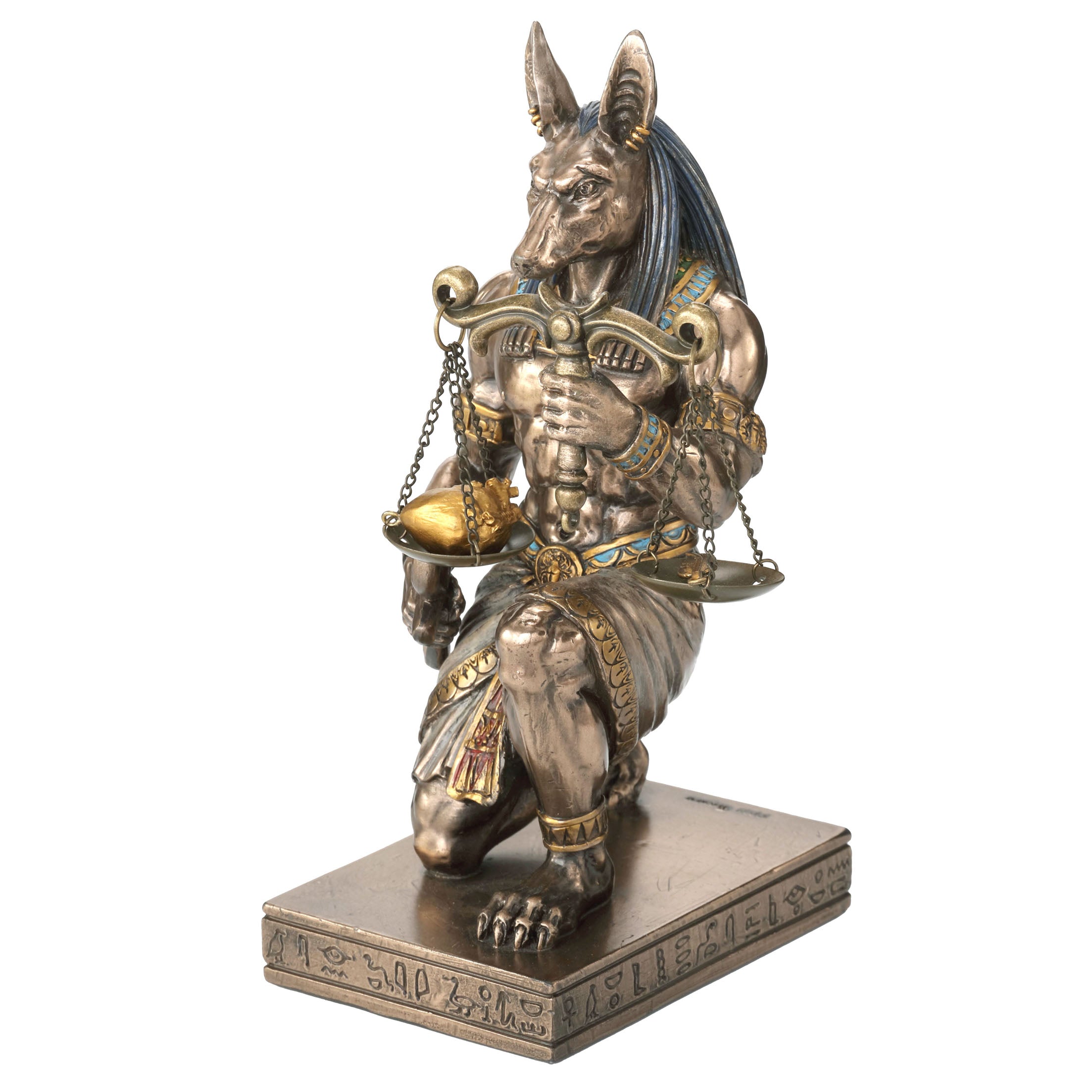 Kneeling Anubis Holding Scale