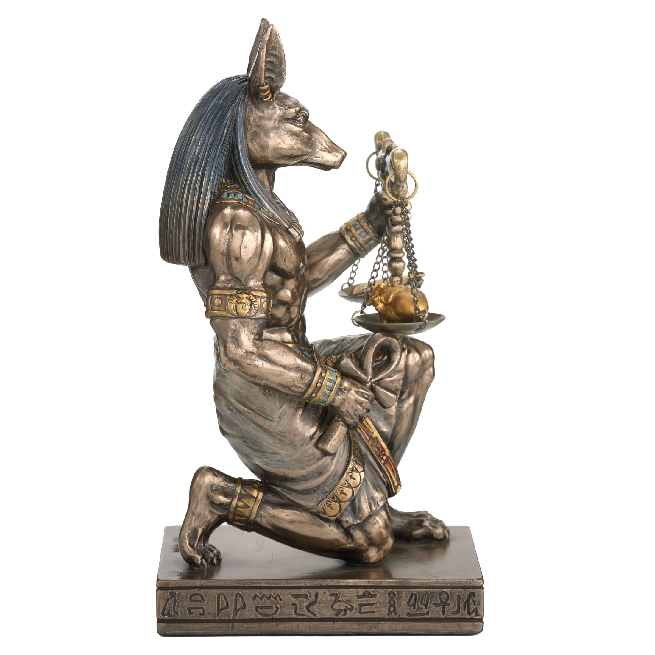 Kneeling Anubis Holding Scale