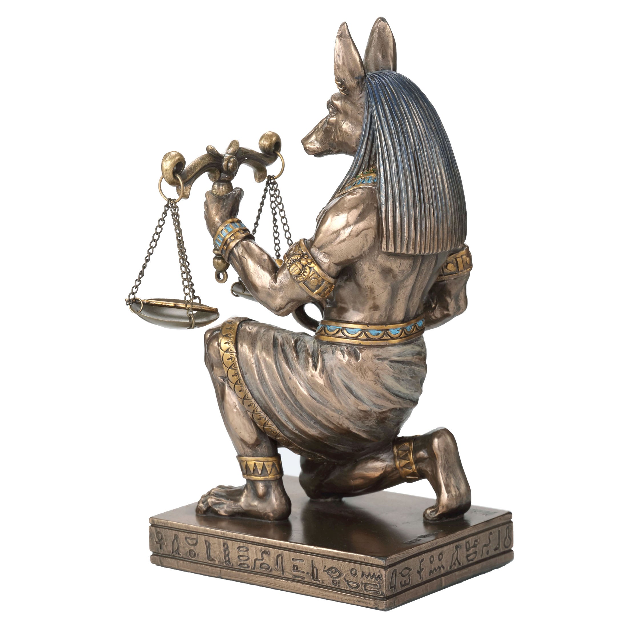 Kneeling Anubis Holding Scale