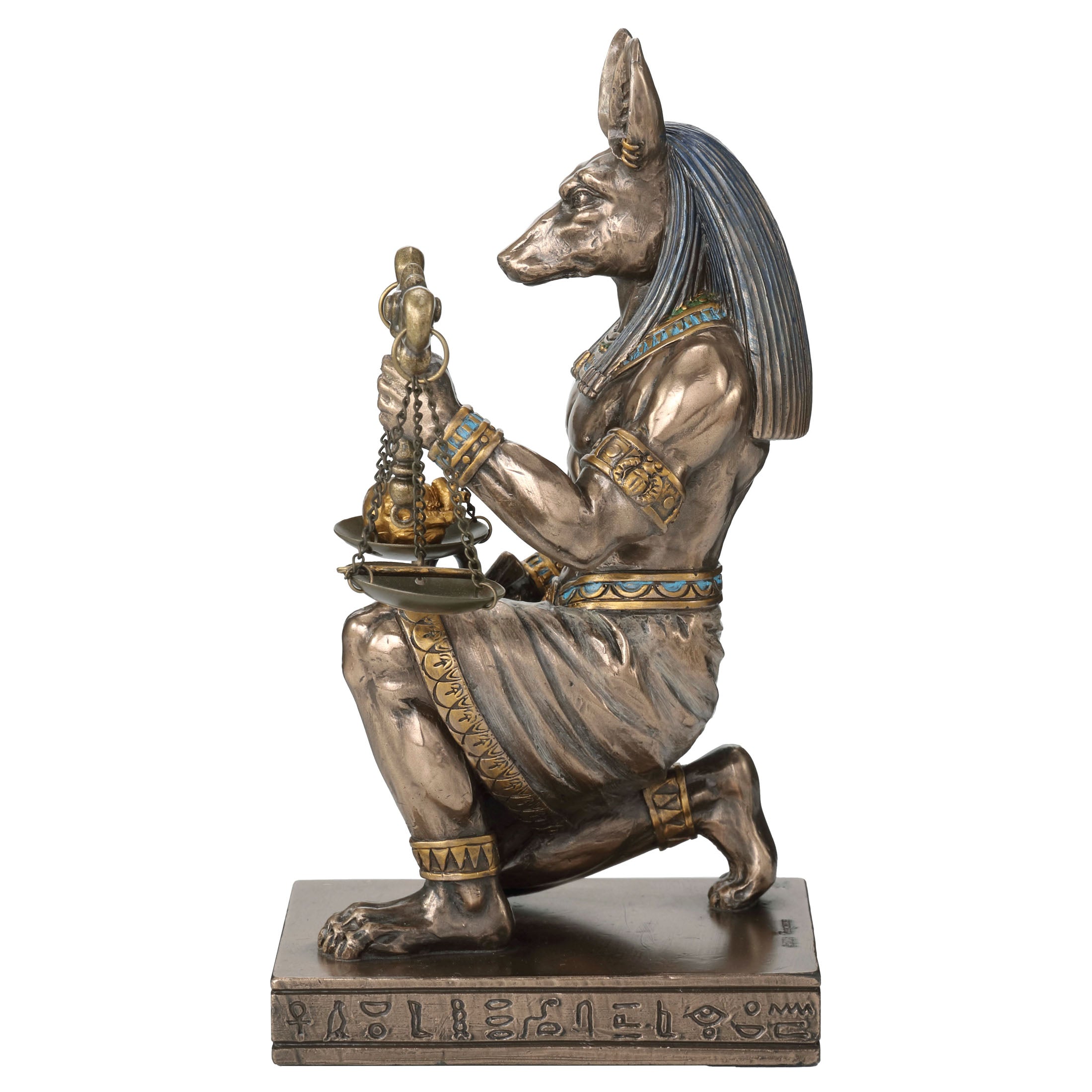 Kneeling Anubis Holding Scale
