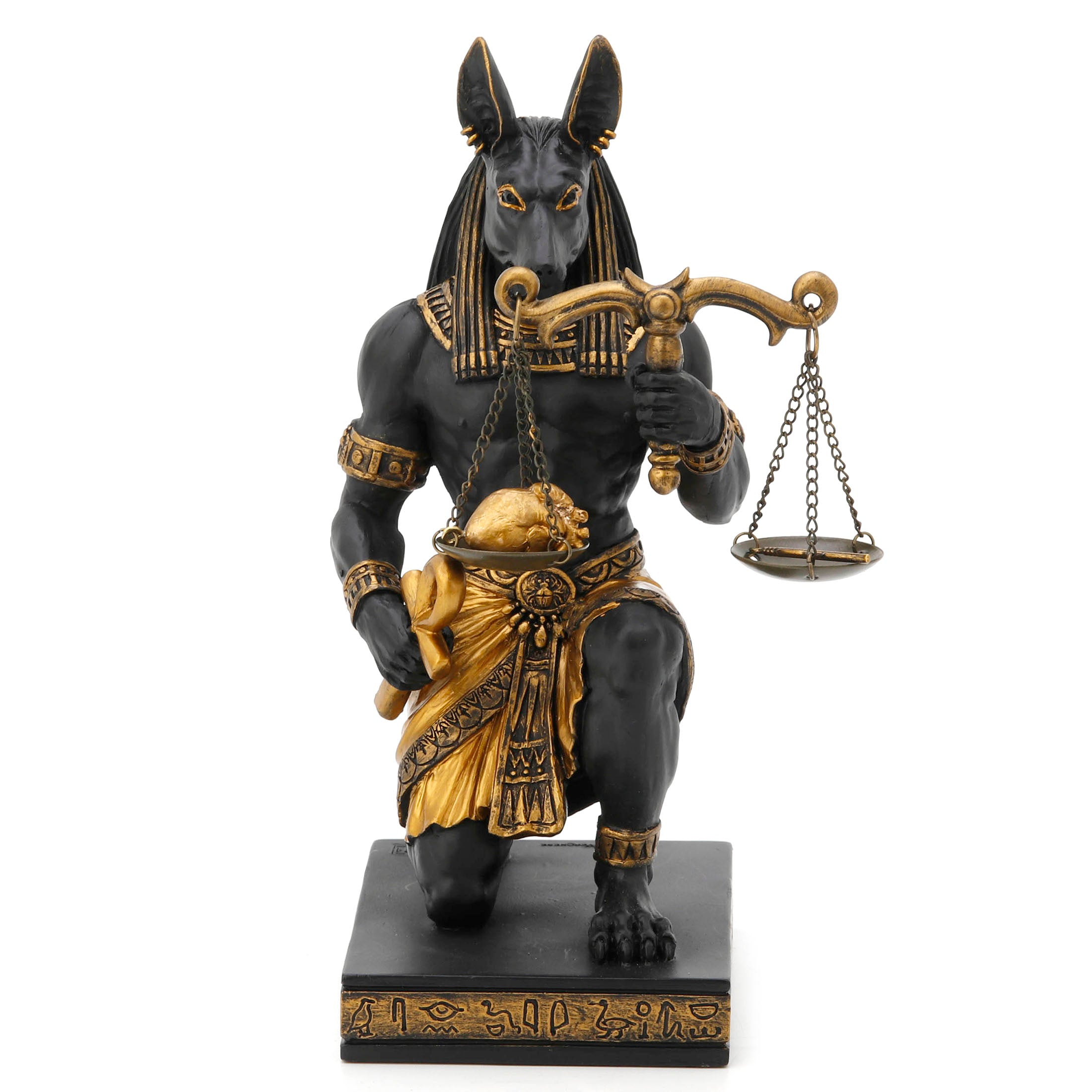 Kneeling Anubis Holding Scale