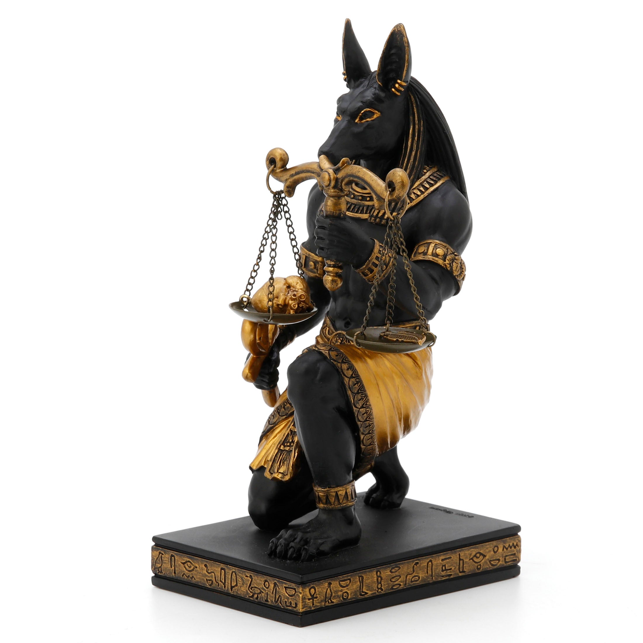 Kneeling Anubis Holding Scale