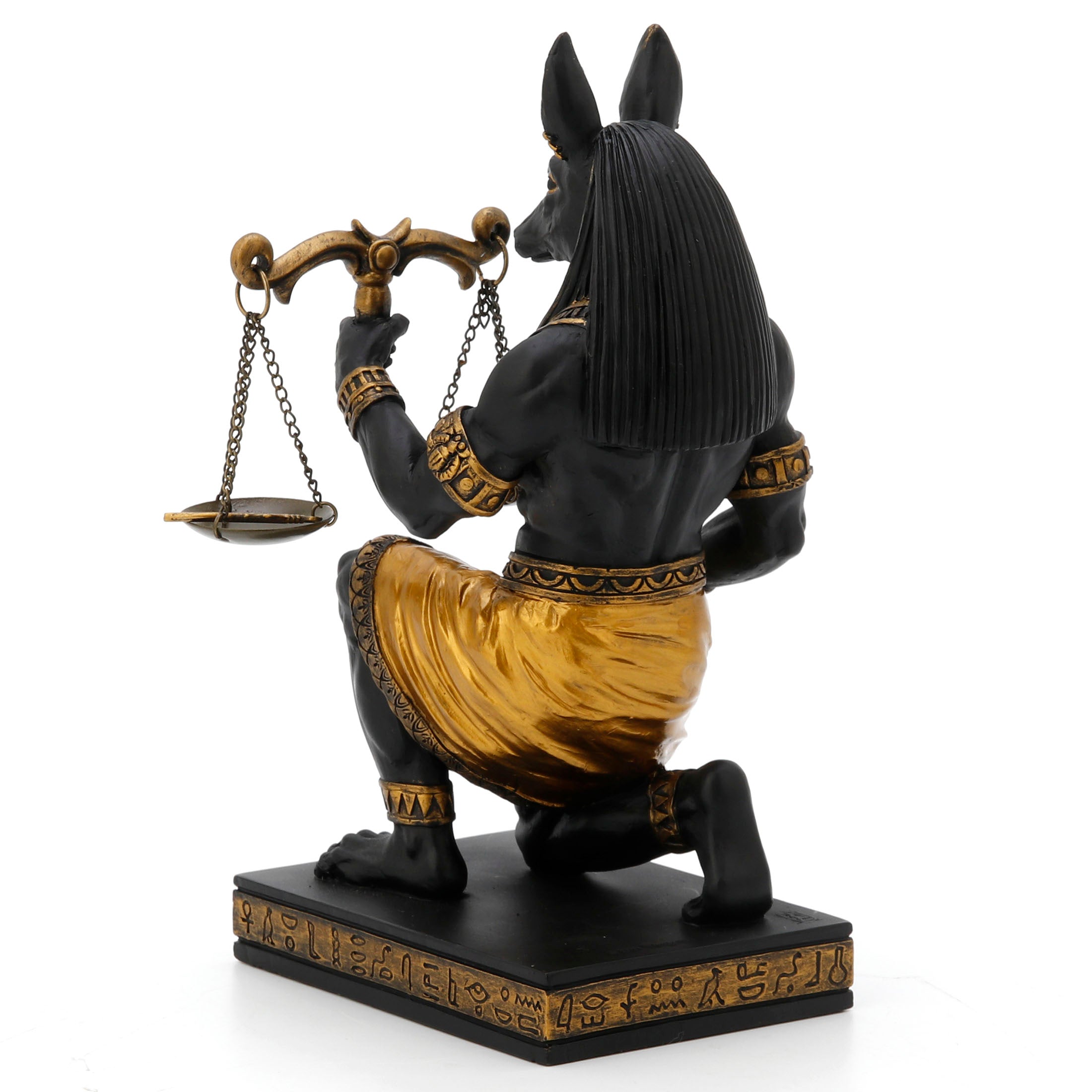 Kneeling Anubis Holding Scale