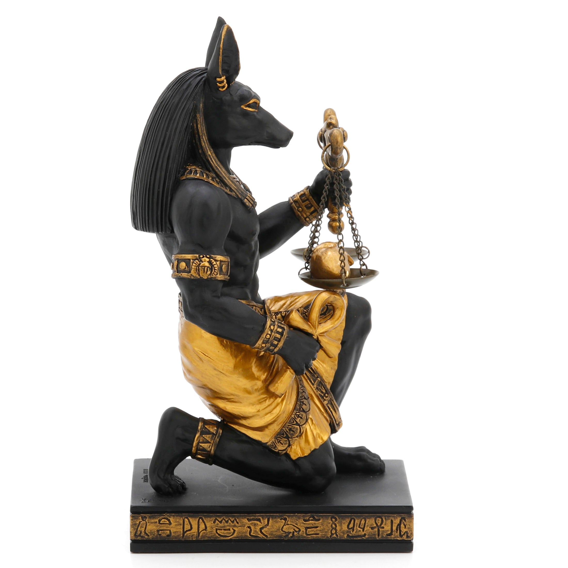 Kneeling Anubis Holding Scale