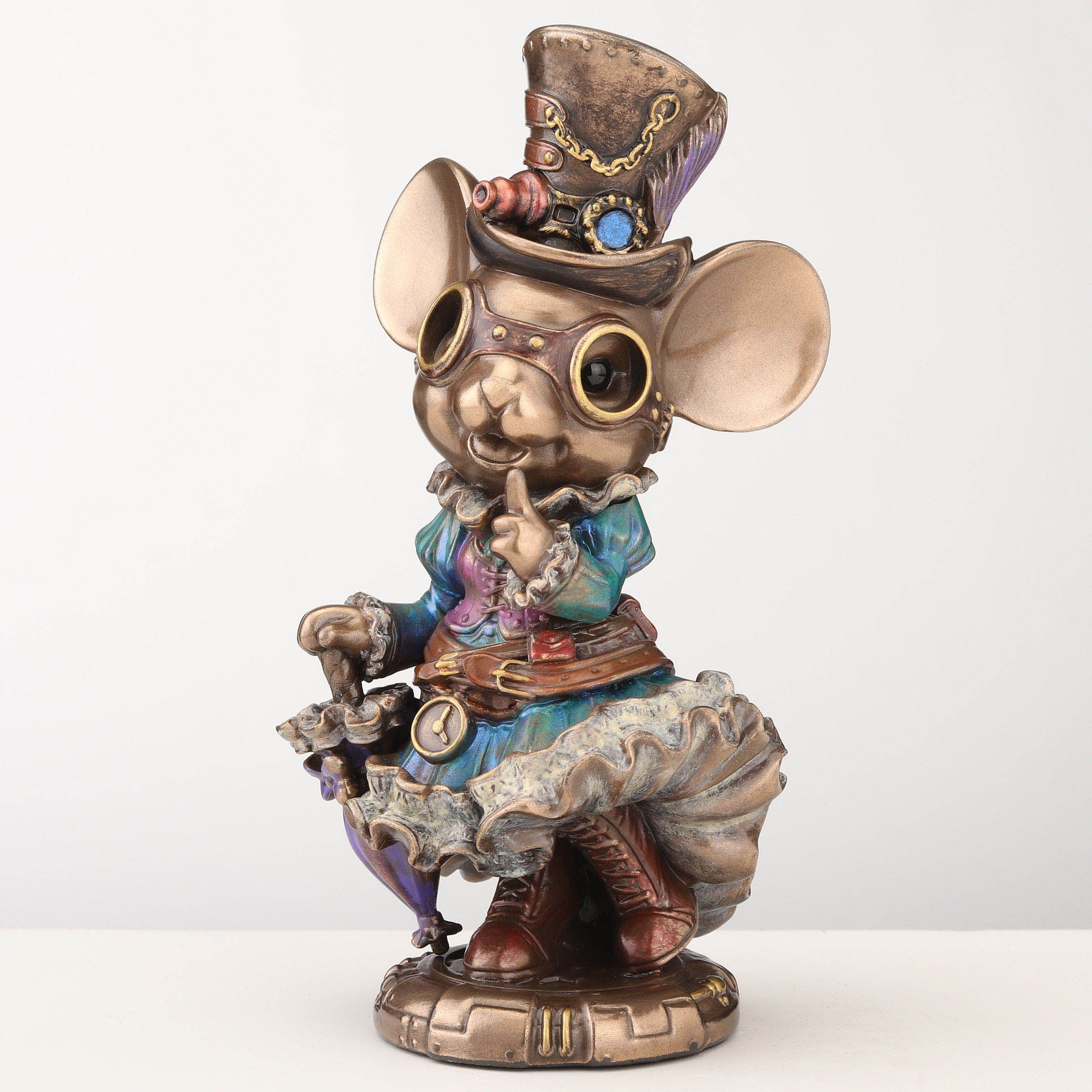 Steampunk Lady Mouse With A Proper Parasol