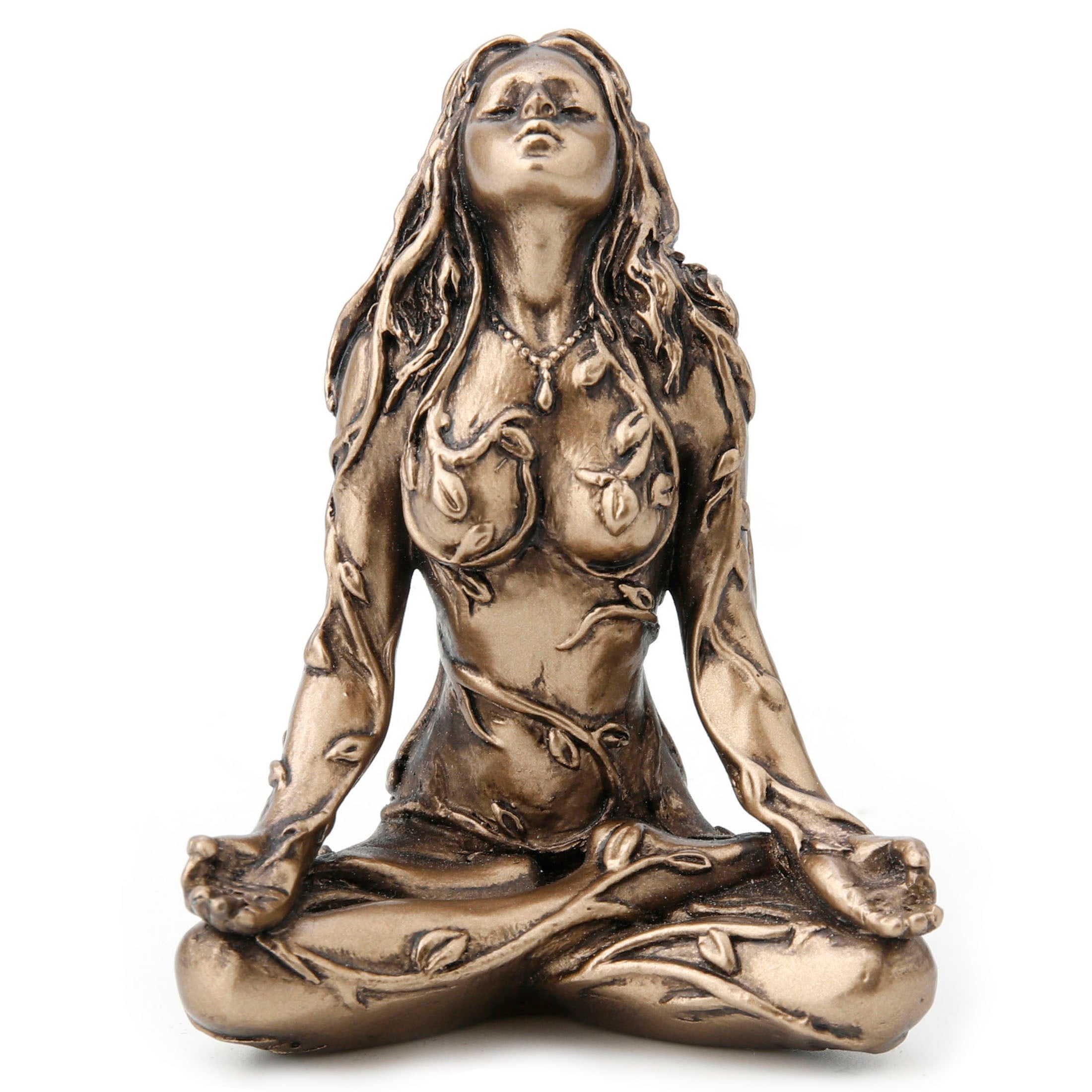Mother Earth Gaia Sitting Lotus Pose