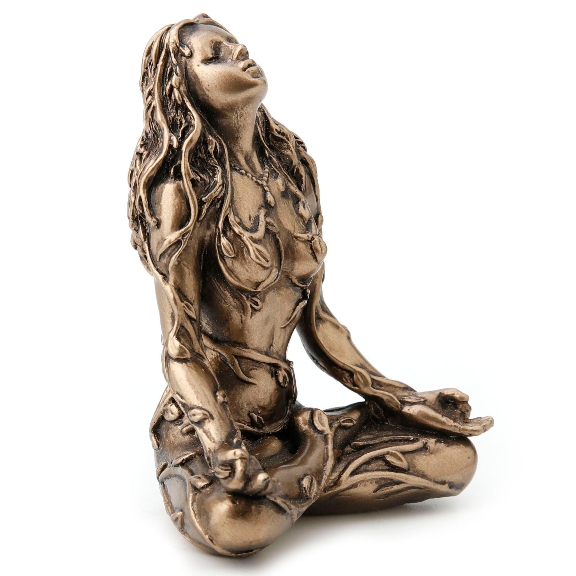 Mother Earth Gaia Sitting Lotus Pose