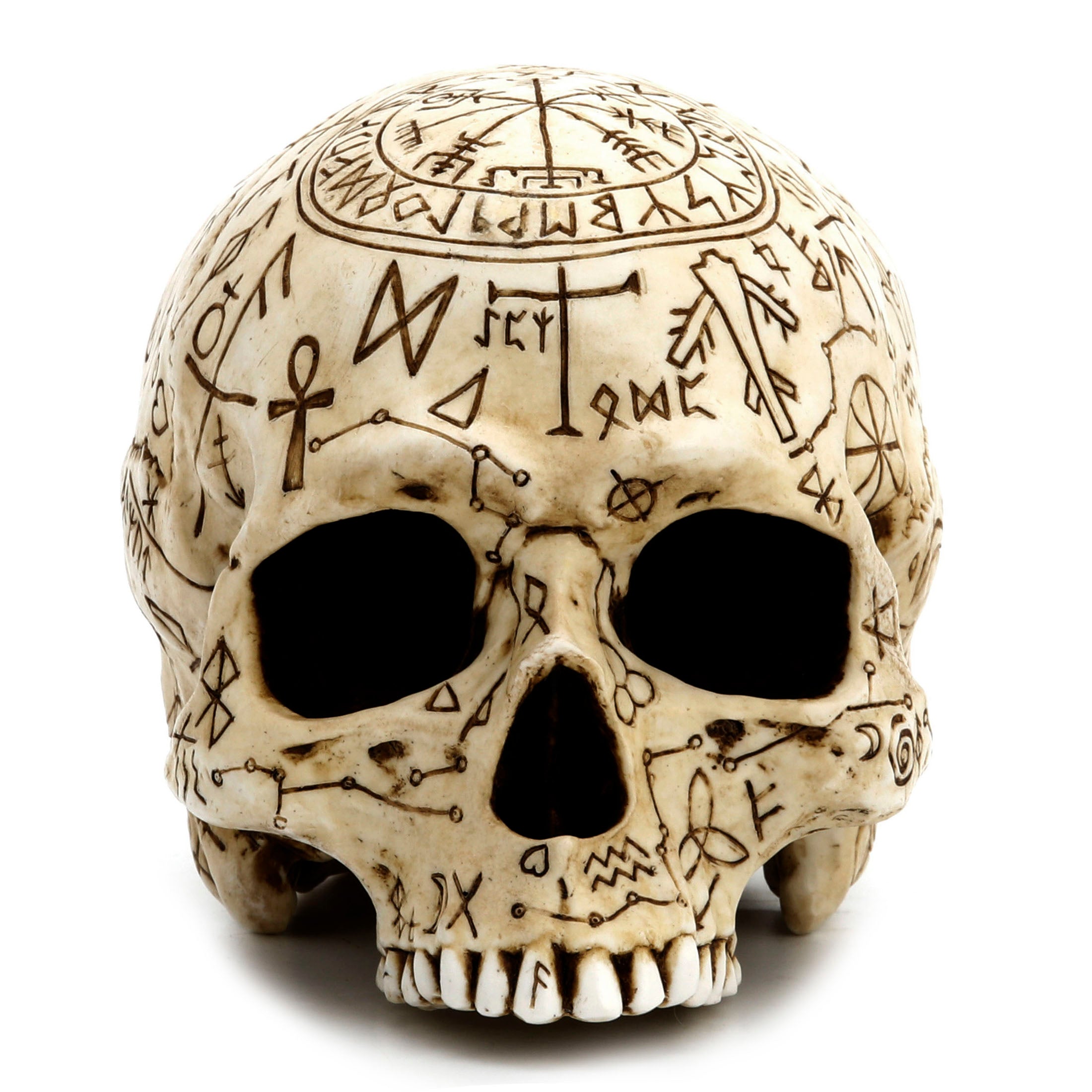 Ritual Skull Of Mystic Sigils
