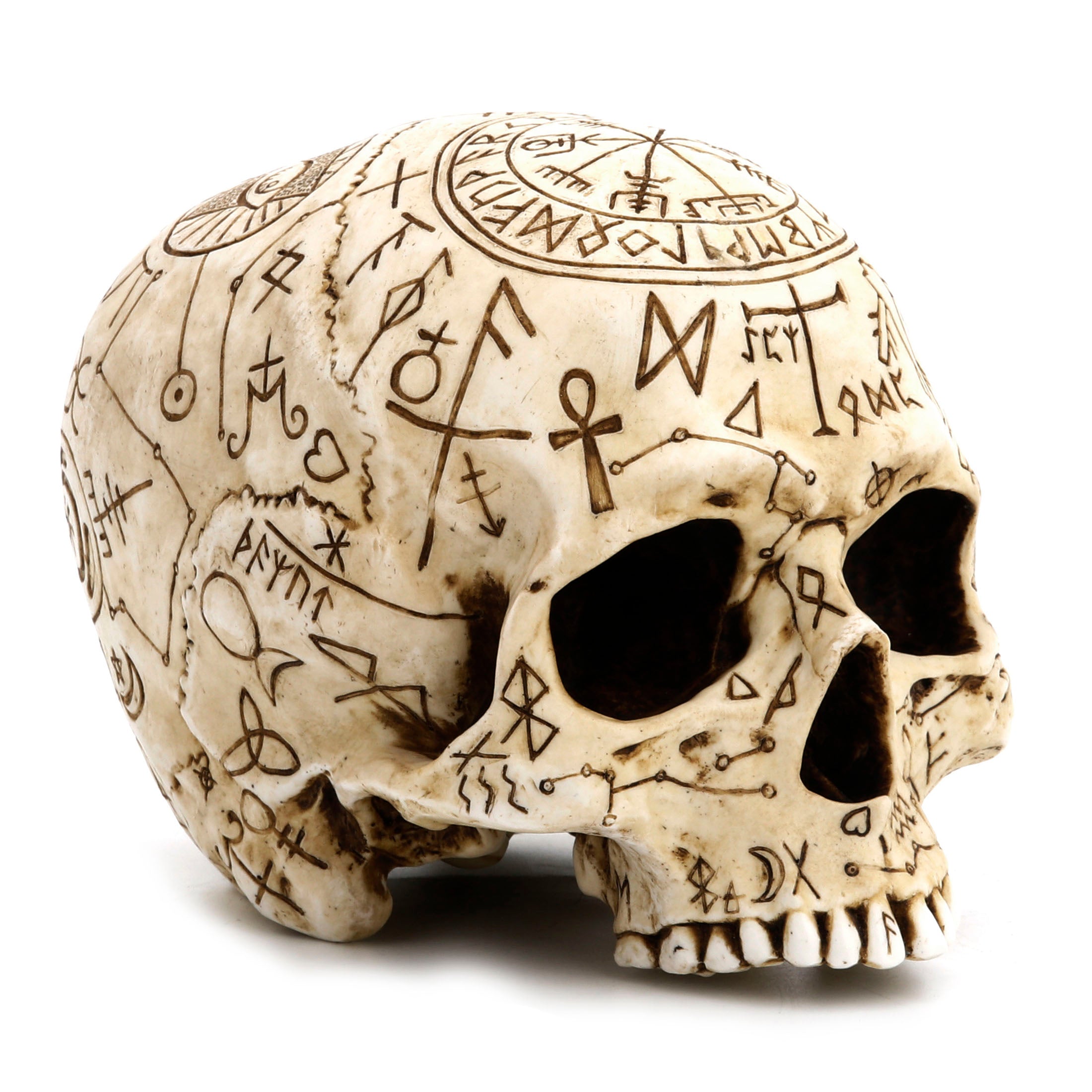 Ritual Skull Of Mystic Sigils