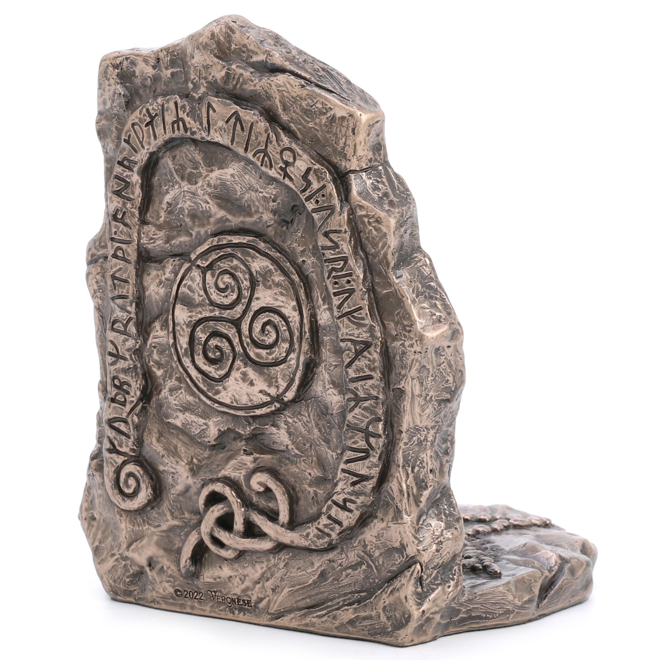 Viking Rune Vegvisir Tealight Candle Holder Bookend