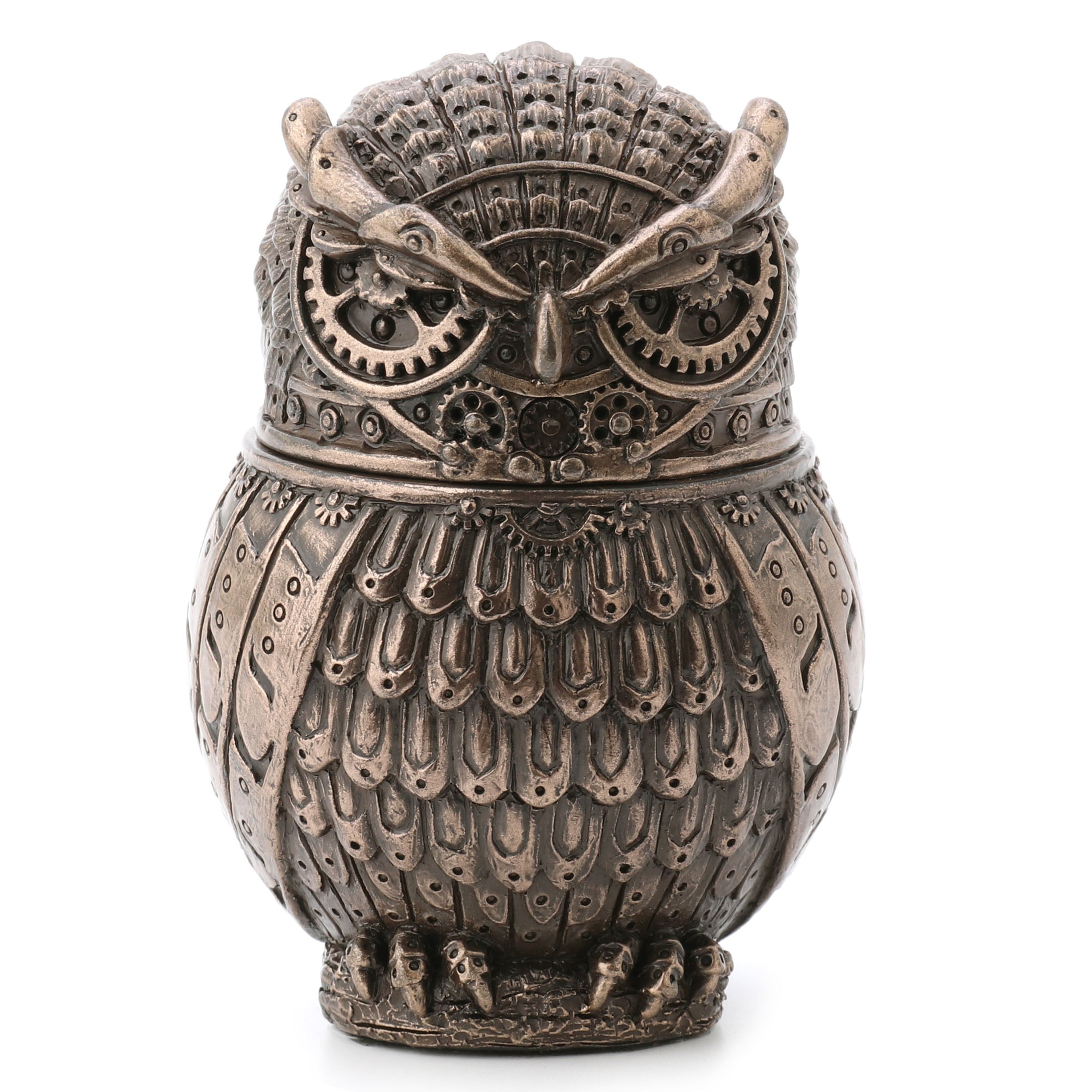 Steampunk Owl Secret Trinket Stash