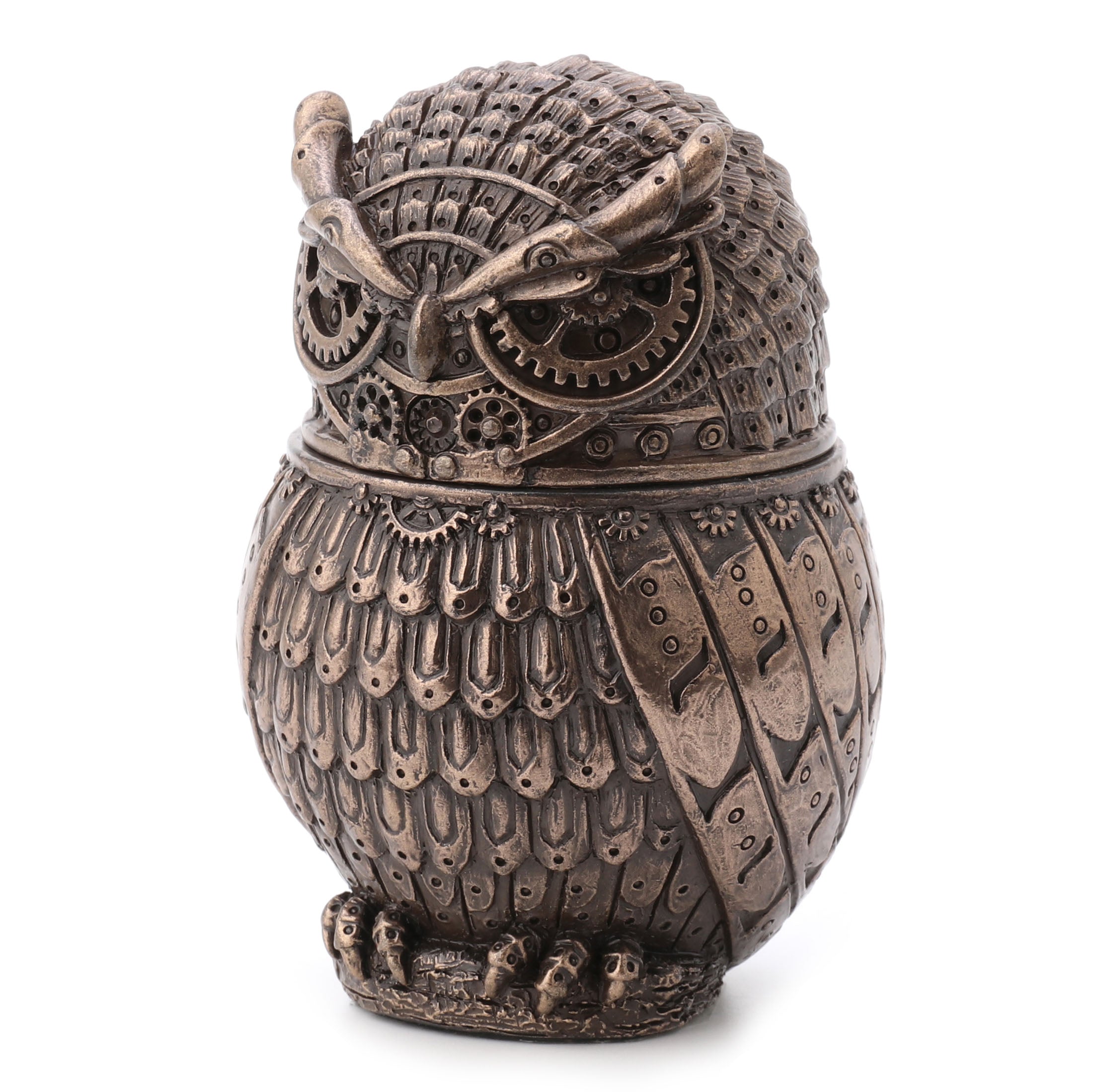 Steampunk Owl Secret Trinket Stash