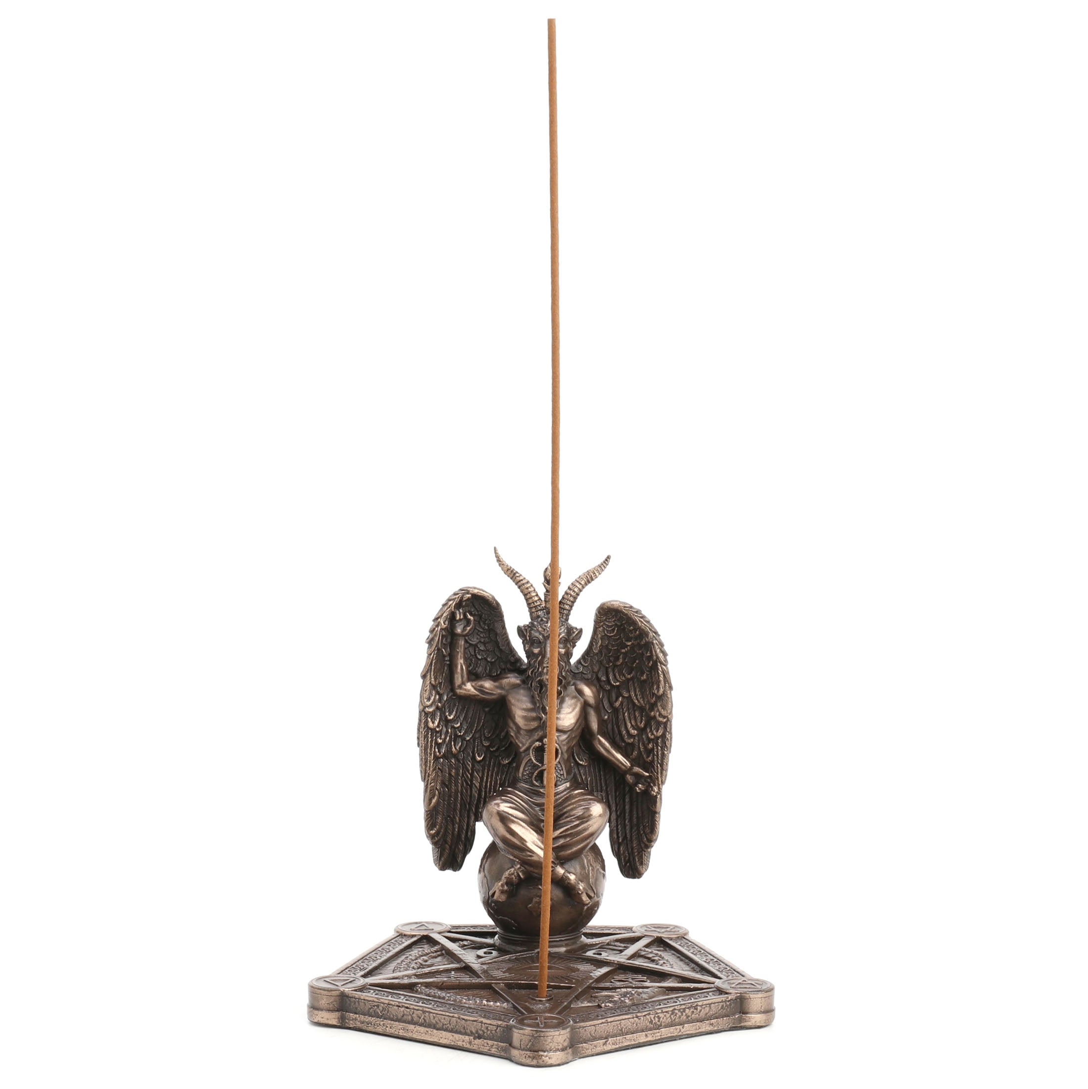 Baphomet Incense Stick Burner Pentagram Base