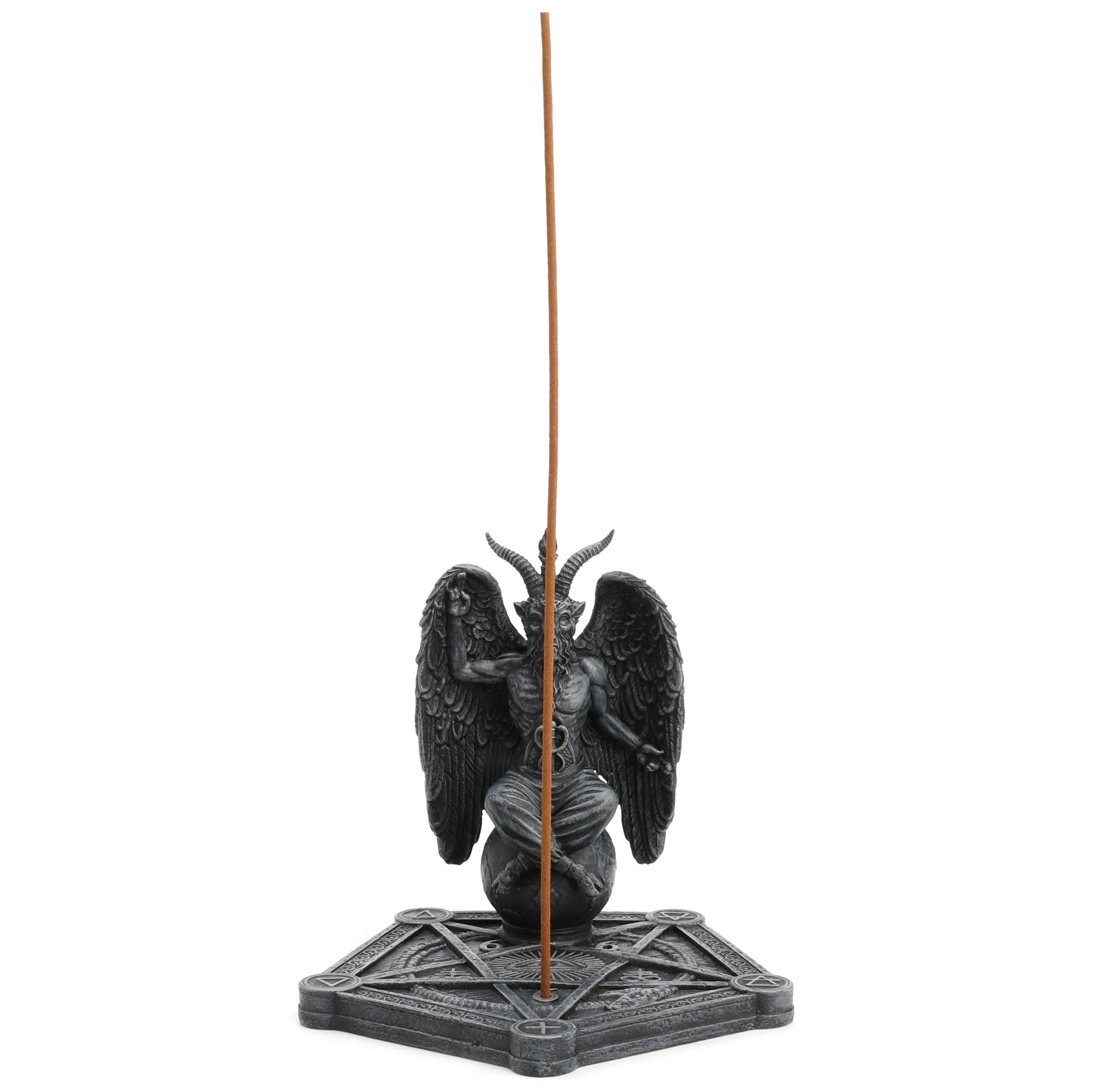Baphomet Incense Stick Burner Pentagram Base