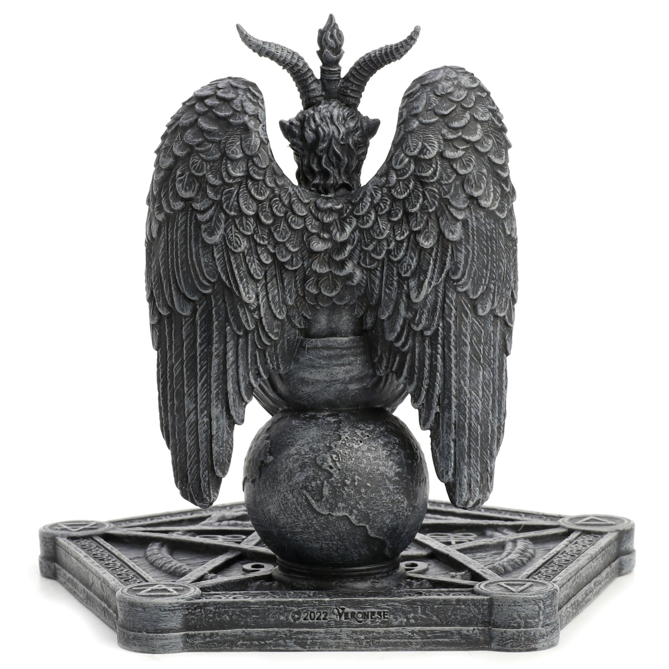 Baphomet Incense Stick Burner Pentagram Base