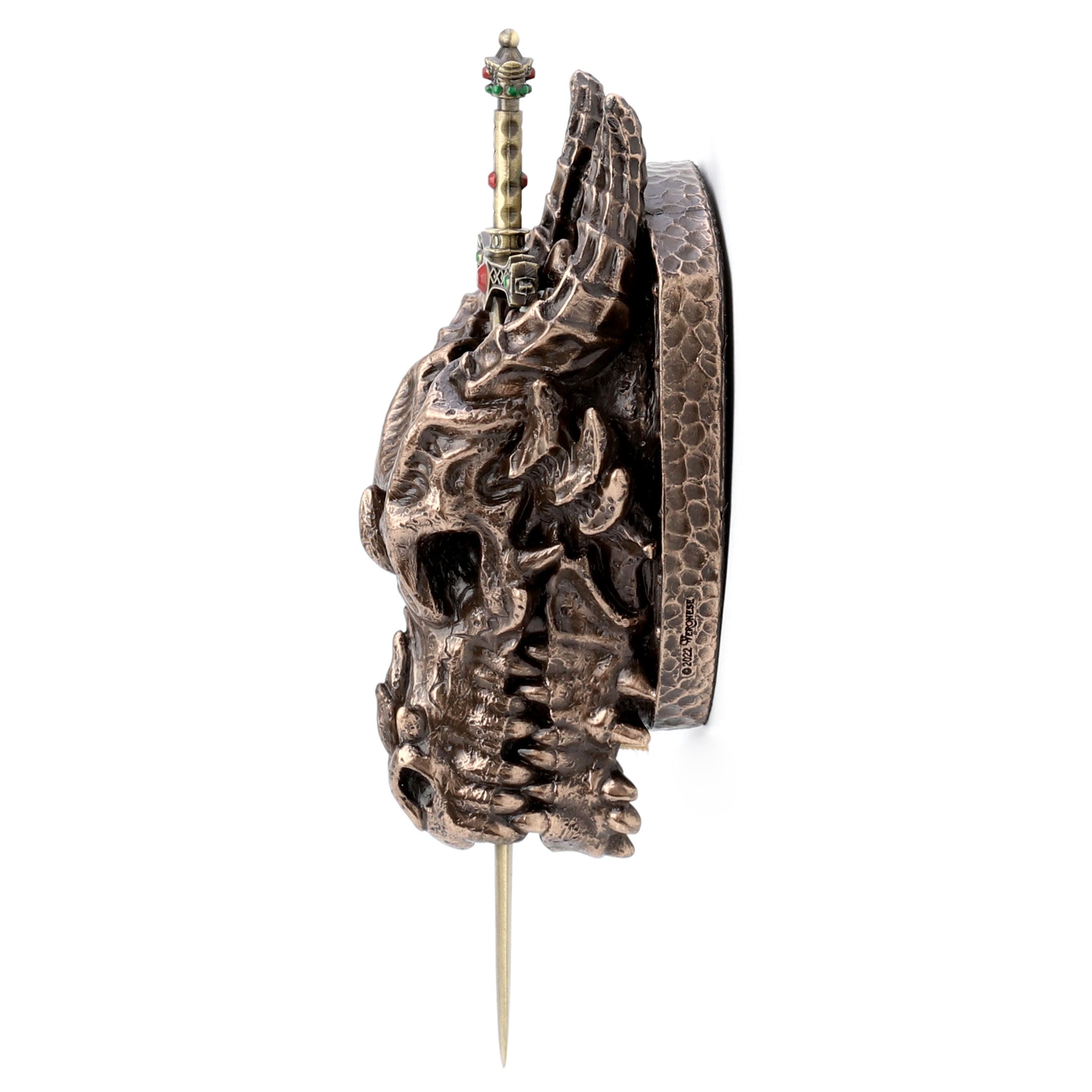 Dragon Head Sword Sheath Wall Plaque With Letter Opener