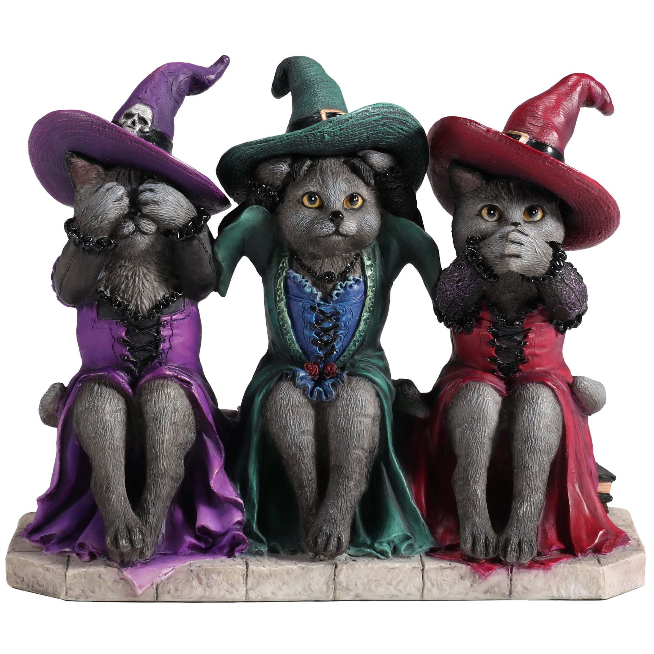 See No Evil Hear No Evil Speak No Evil Witch Cats