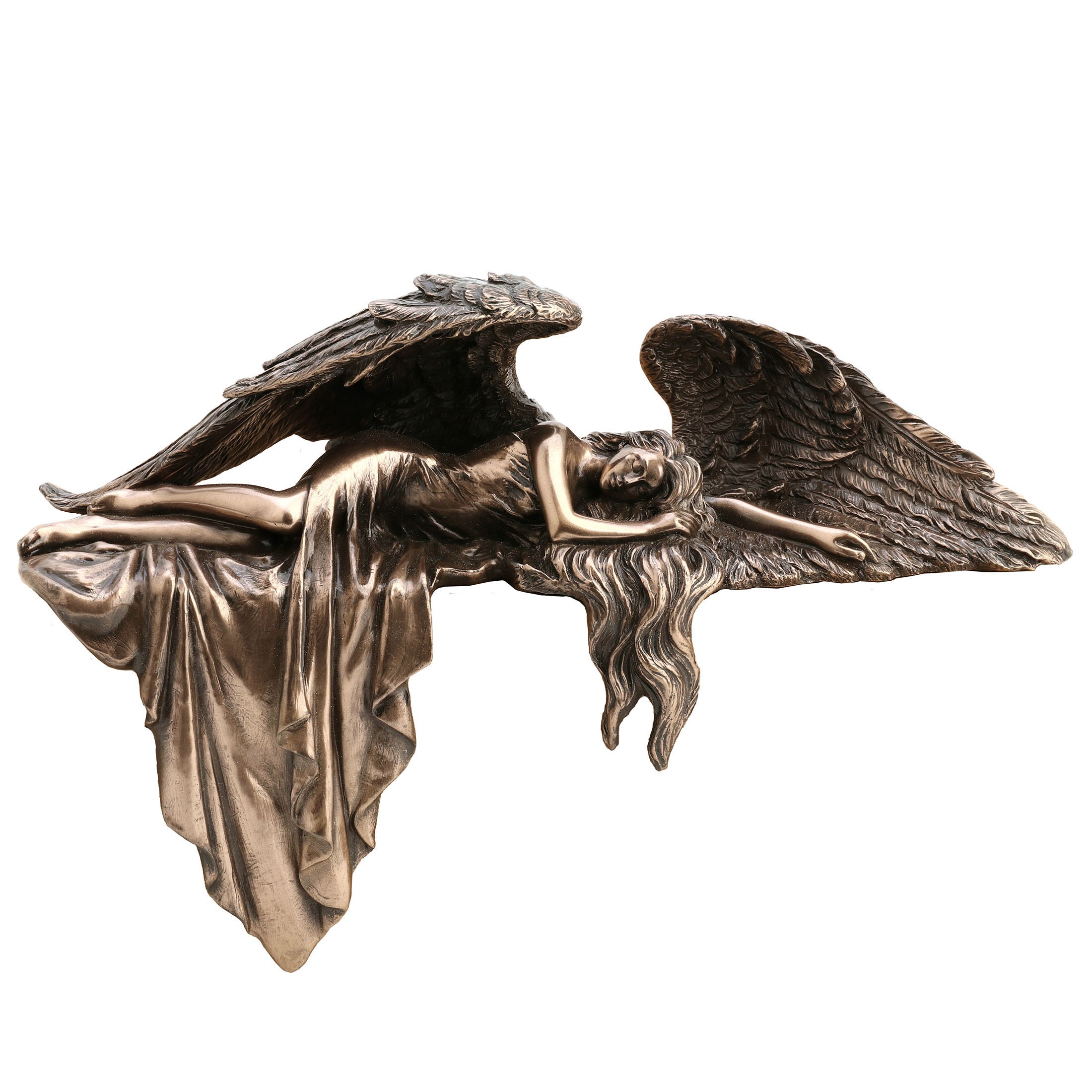 Guardian Angel Lying On Side Ledge Decor