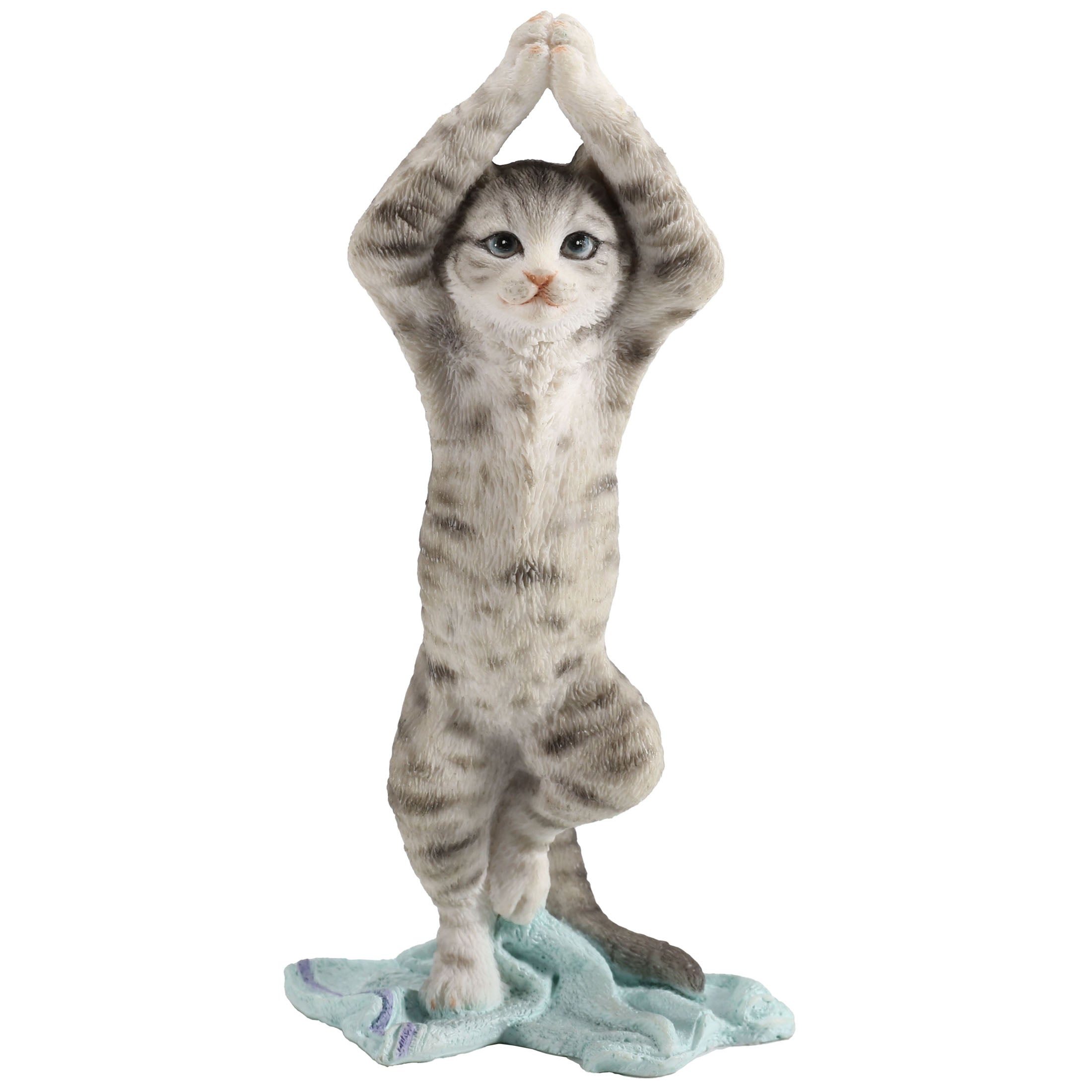 Tabby Yoga Cat Tree Pose