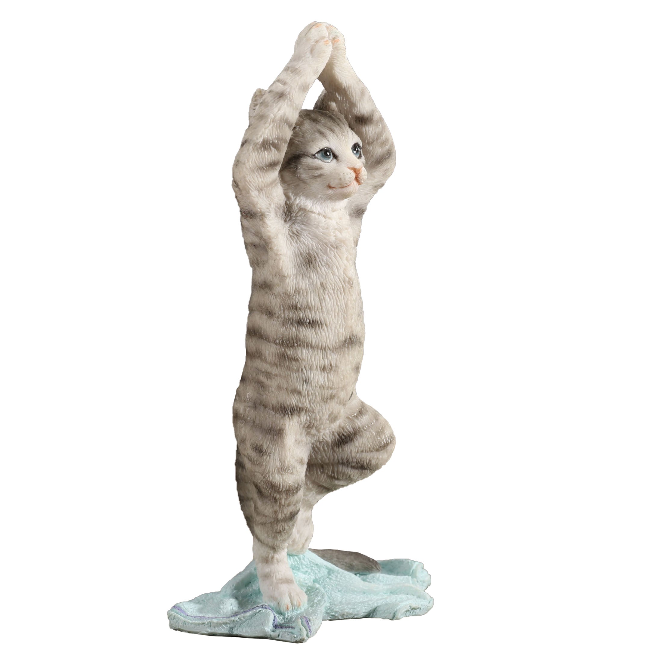 Tabby Yoga Cat Tree Pose