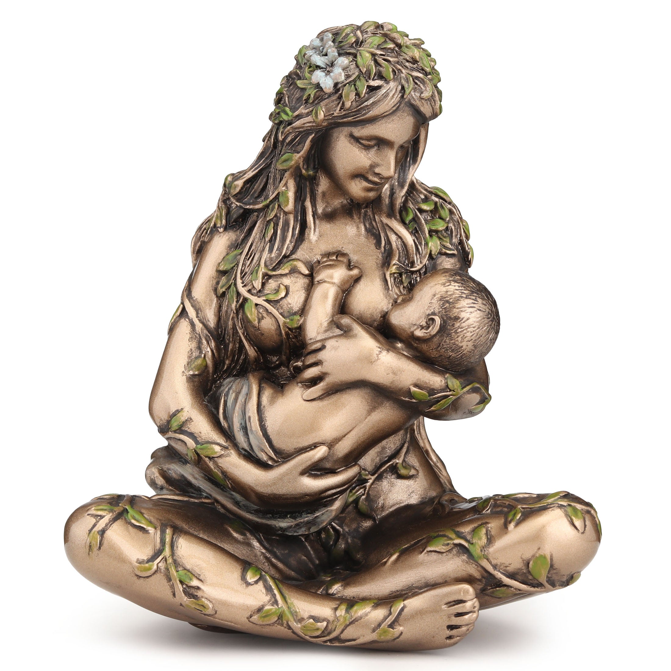 Mother Earth Gaia Nurturing Baby Cradle Position