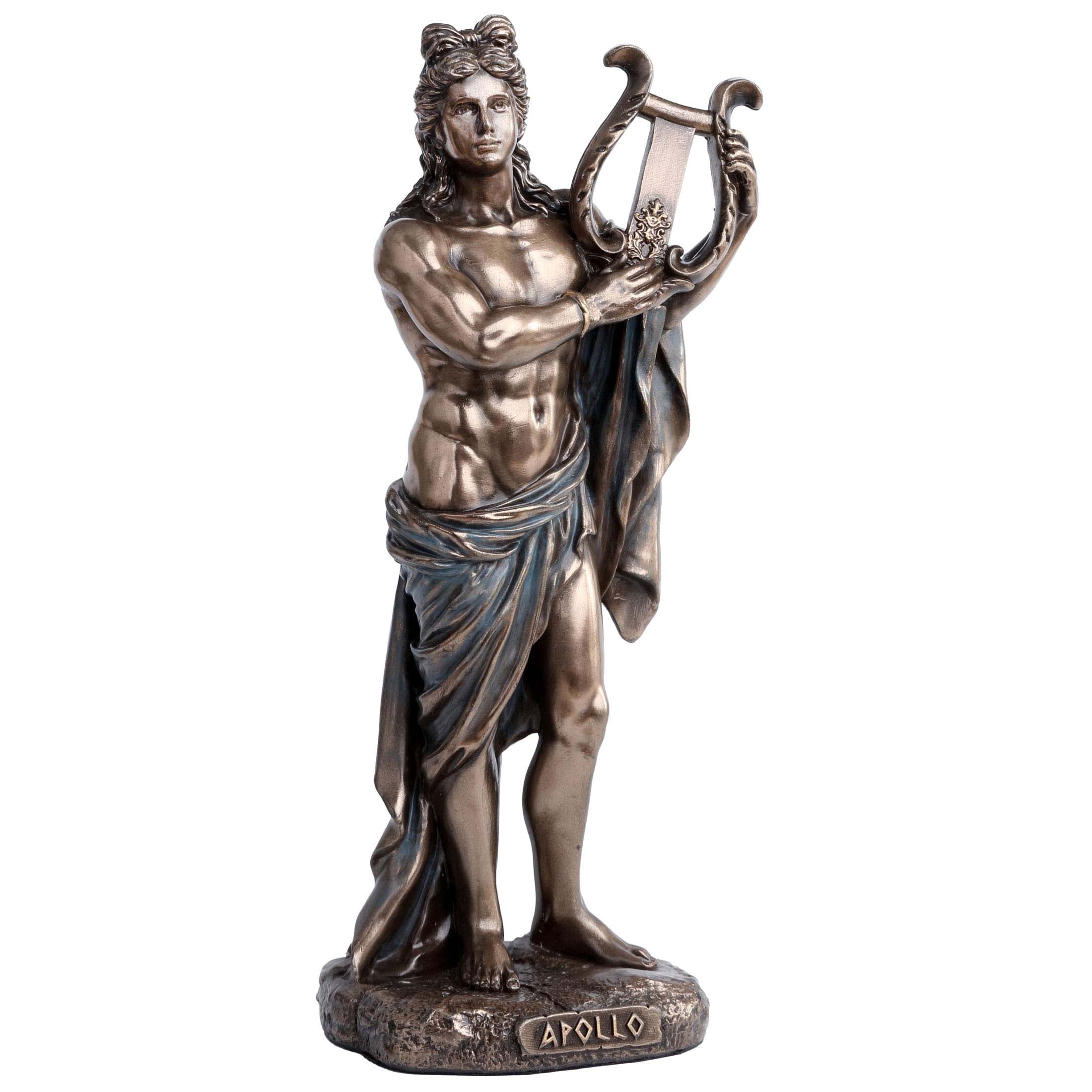 Greek God Apollo Playing Lyre