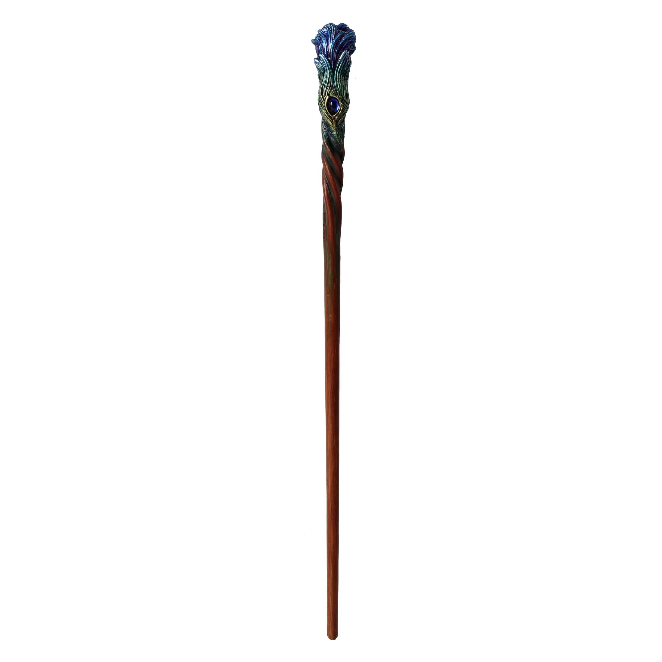 Sapphire Plume Peacock Wand
