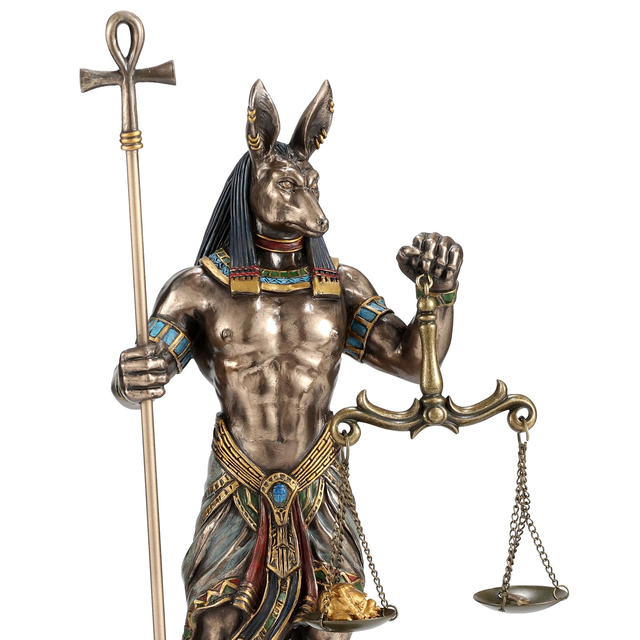 Anubis Holding Ankh And Scale
