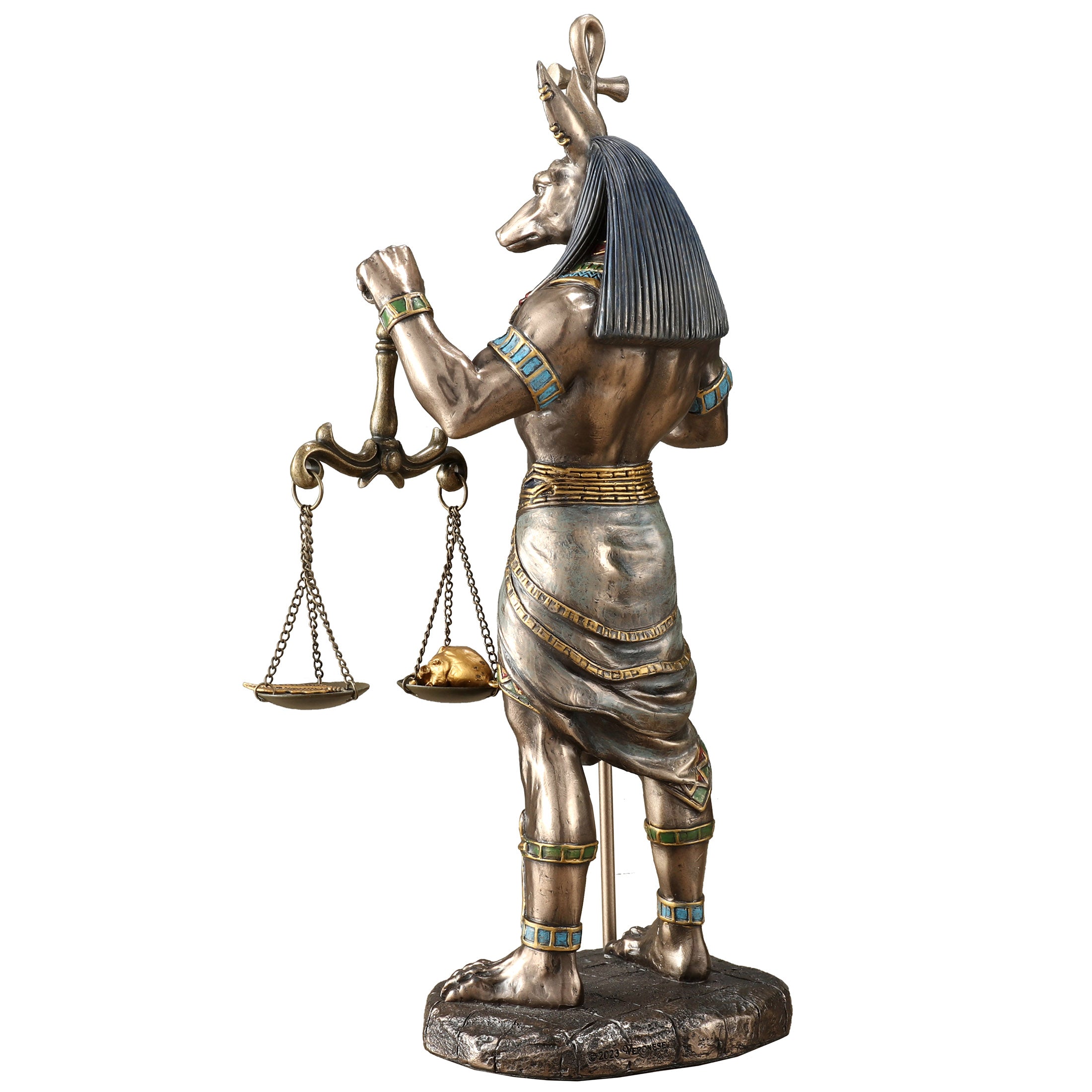 Anubis Holding Ankh And Scale