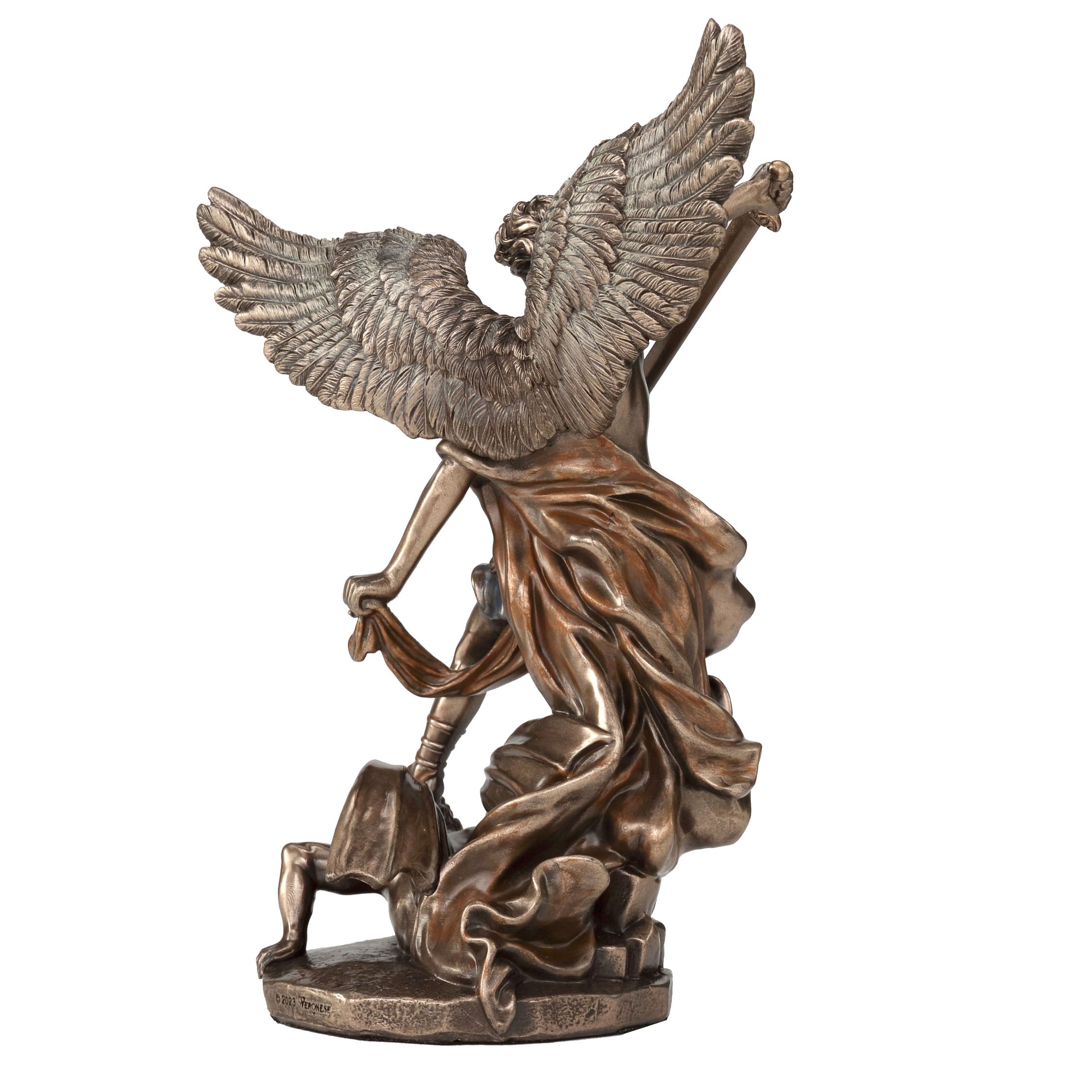 Archangel Saint Michael Vanquishing the Demon Statue