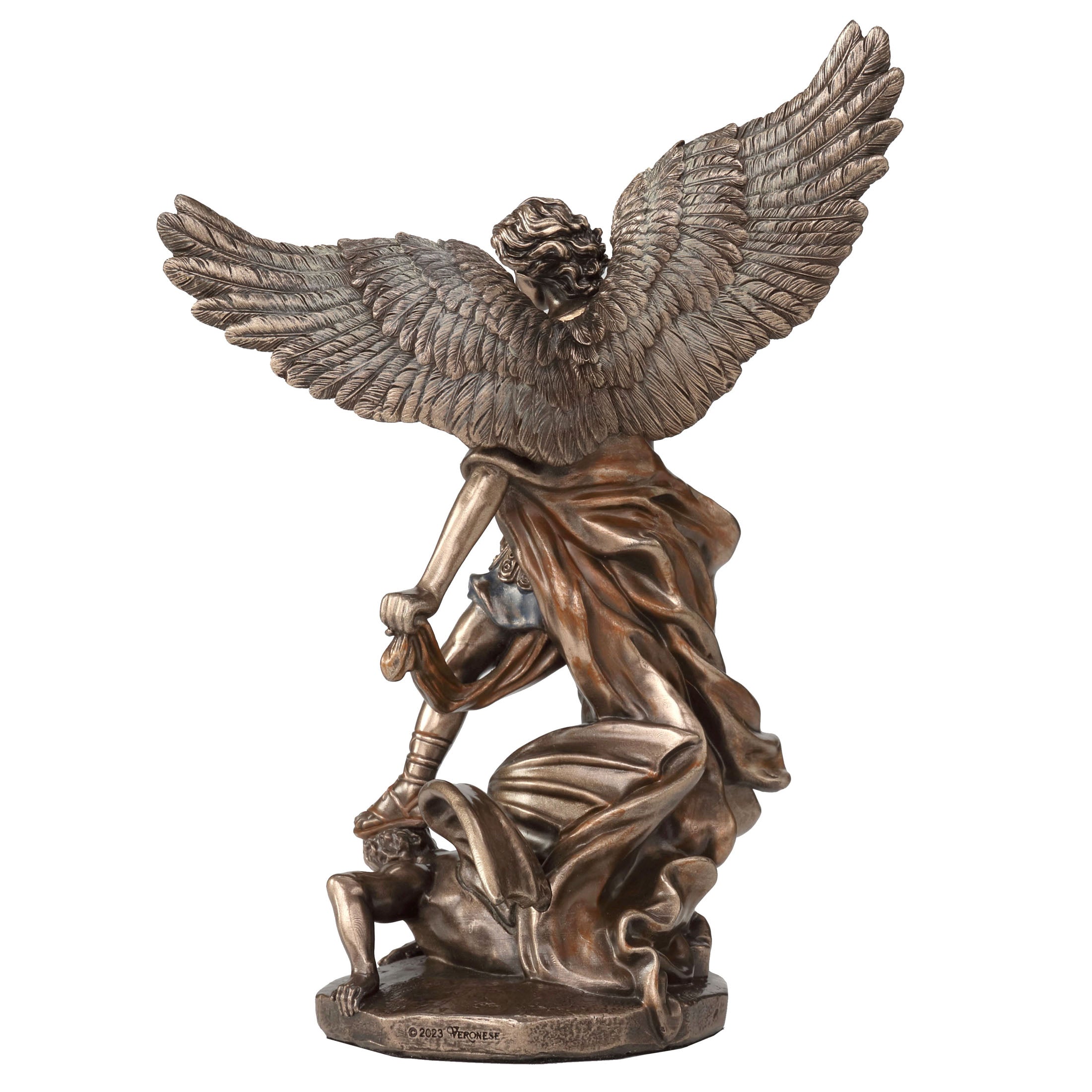 Archangel Saint Michael Vanquishing the Demon Statue
