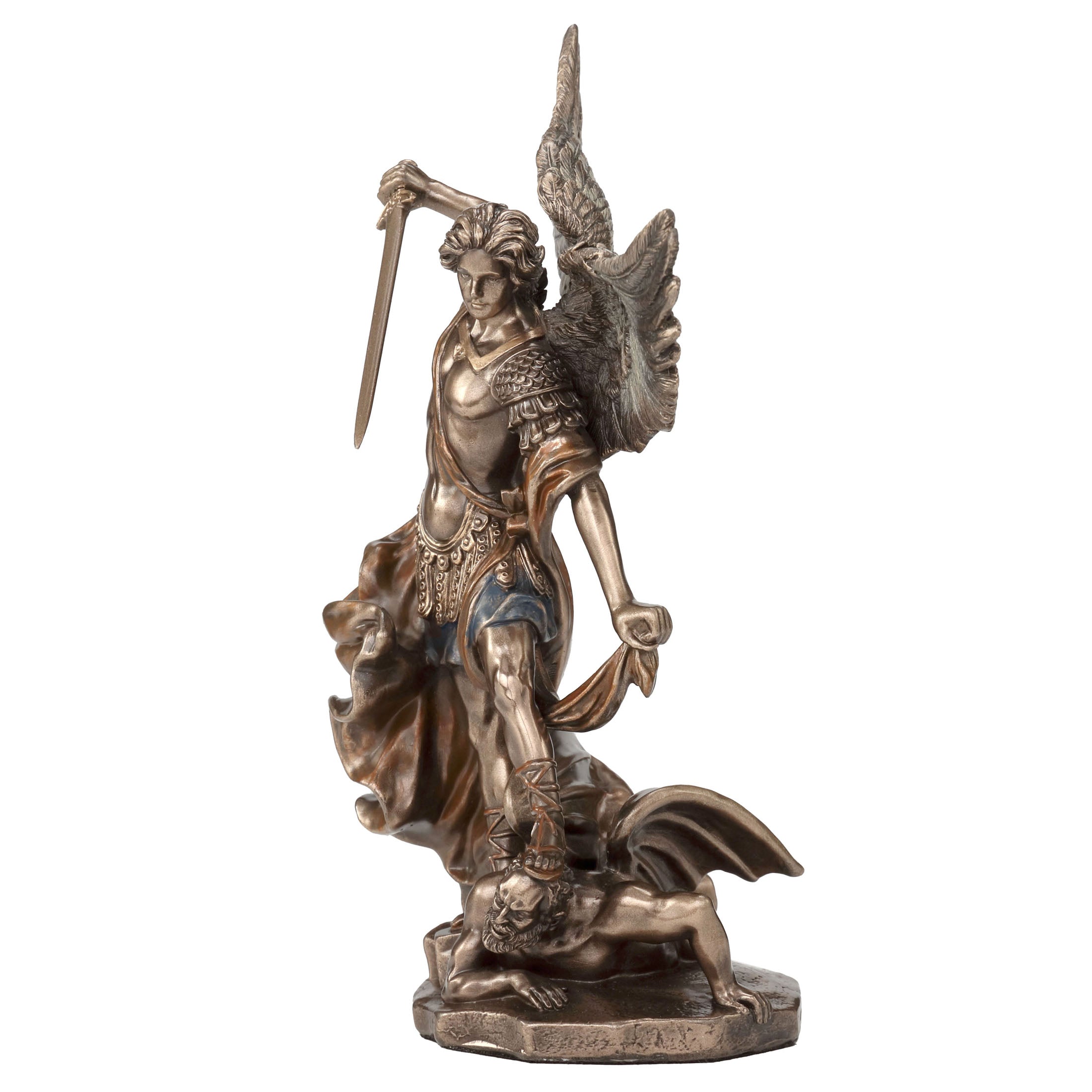 Archangel Saint Michael Vanquishing the Demon Statue