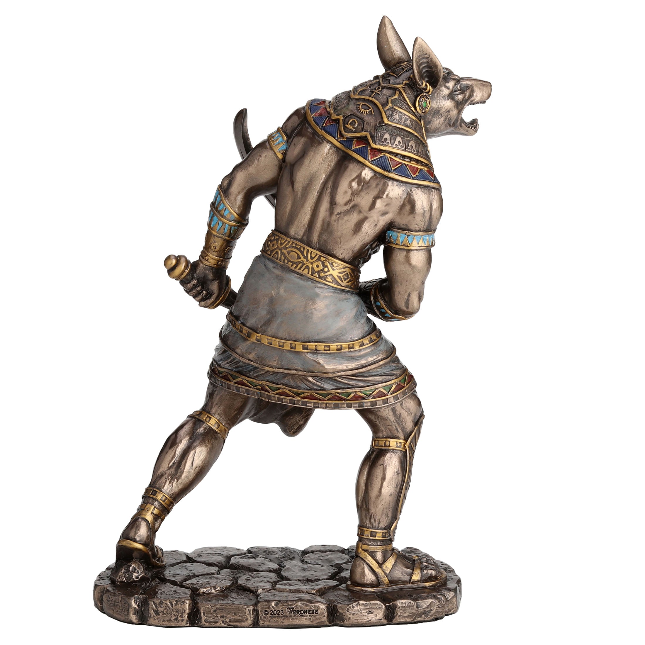 Egyptian God Anubis Dual Wielding Khopesh