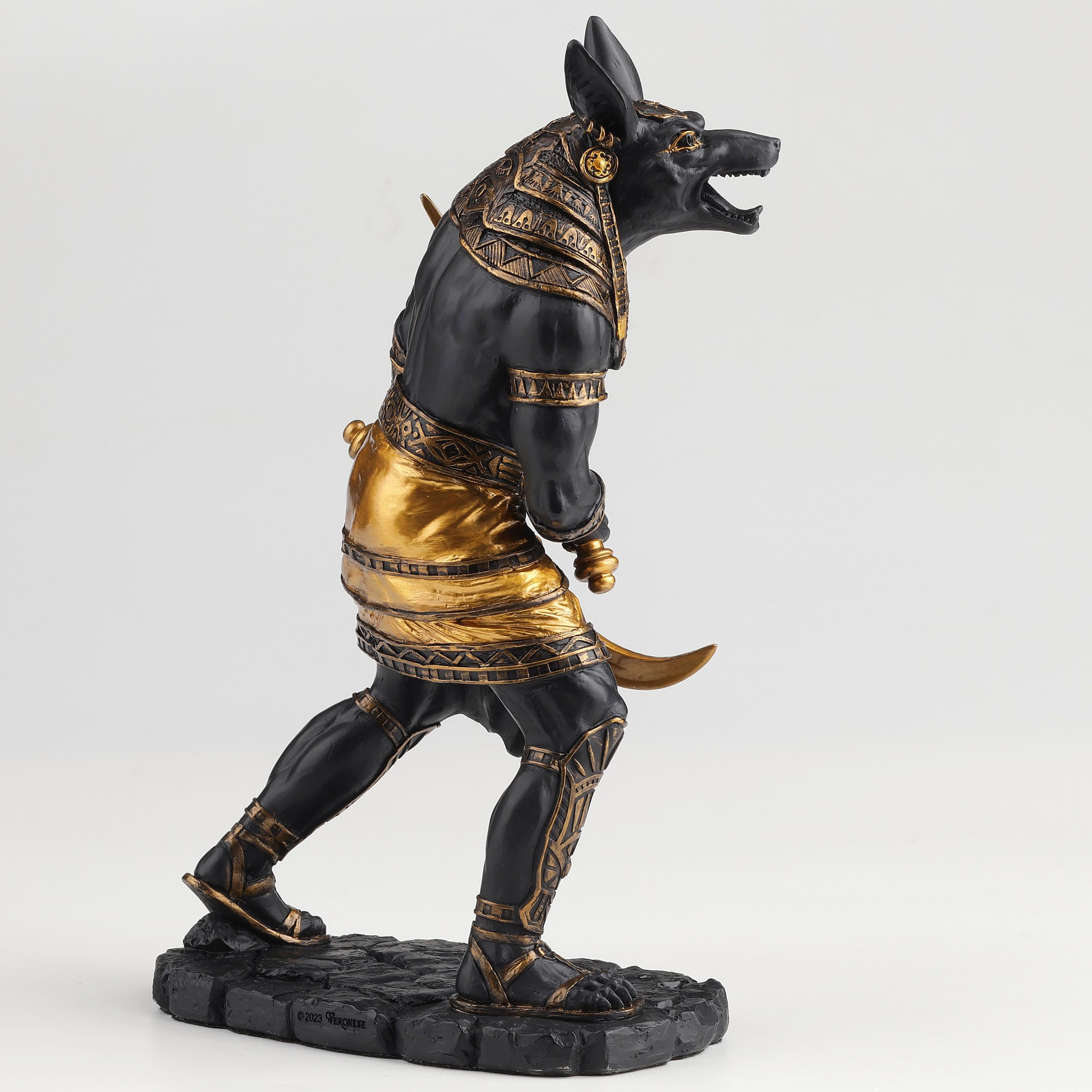 Egyptian God Anubis Dual Wielding Khopeshes