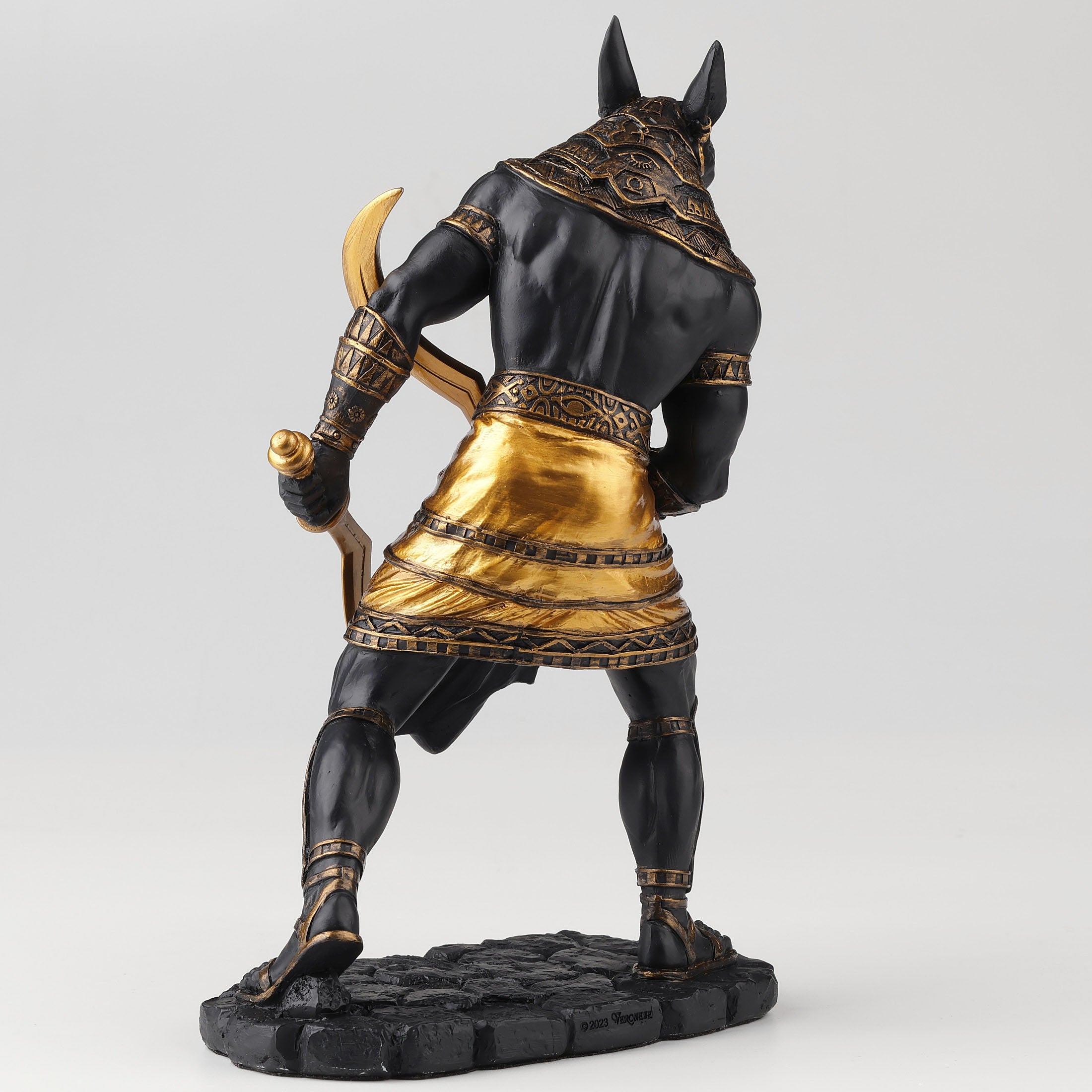 Egyptian God Anubis Dual Wielding Khopeshes