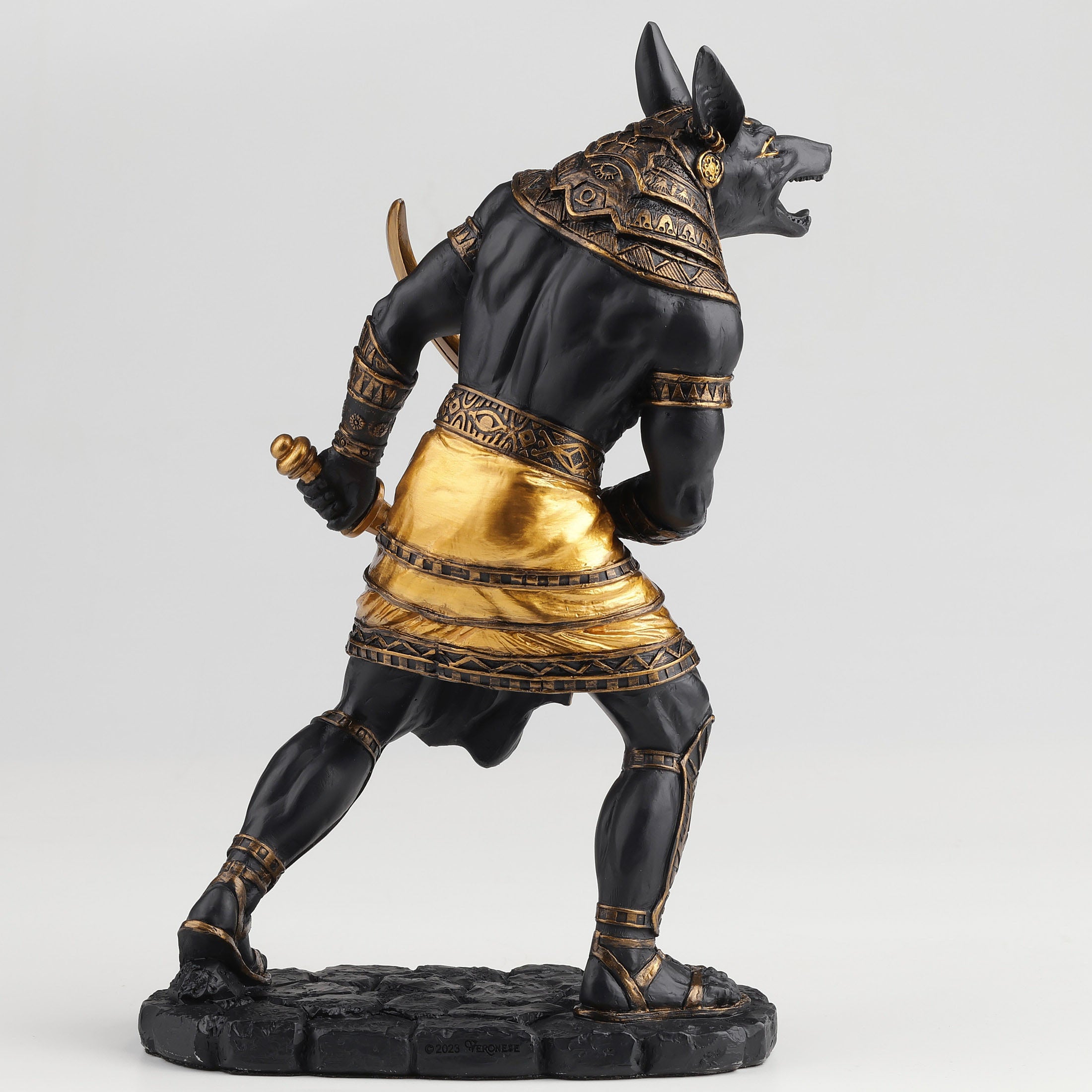 Egyptian God Anubis Dual Wielding Khopeshes
